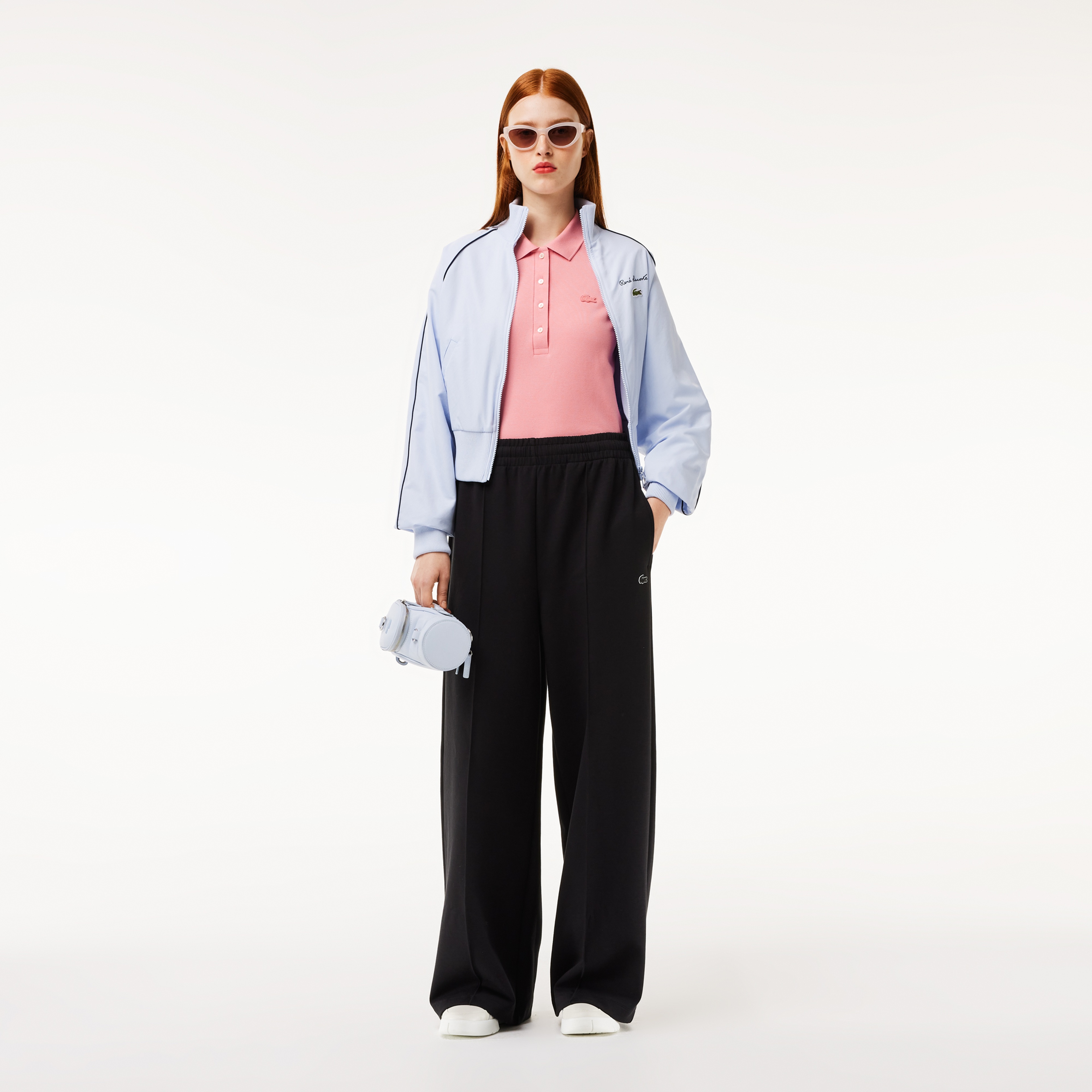 Kadın Slim Fit Pembe Polo