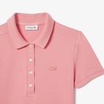 Kadın Slim Fit Pembe Polo