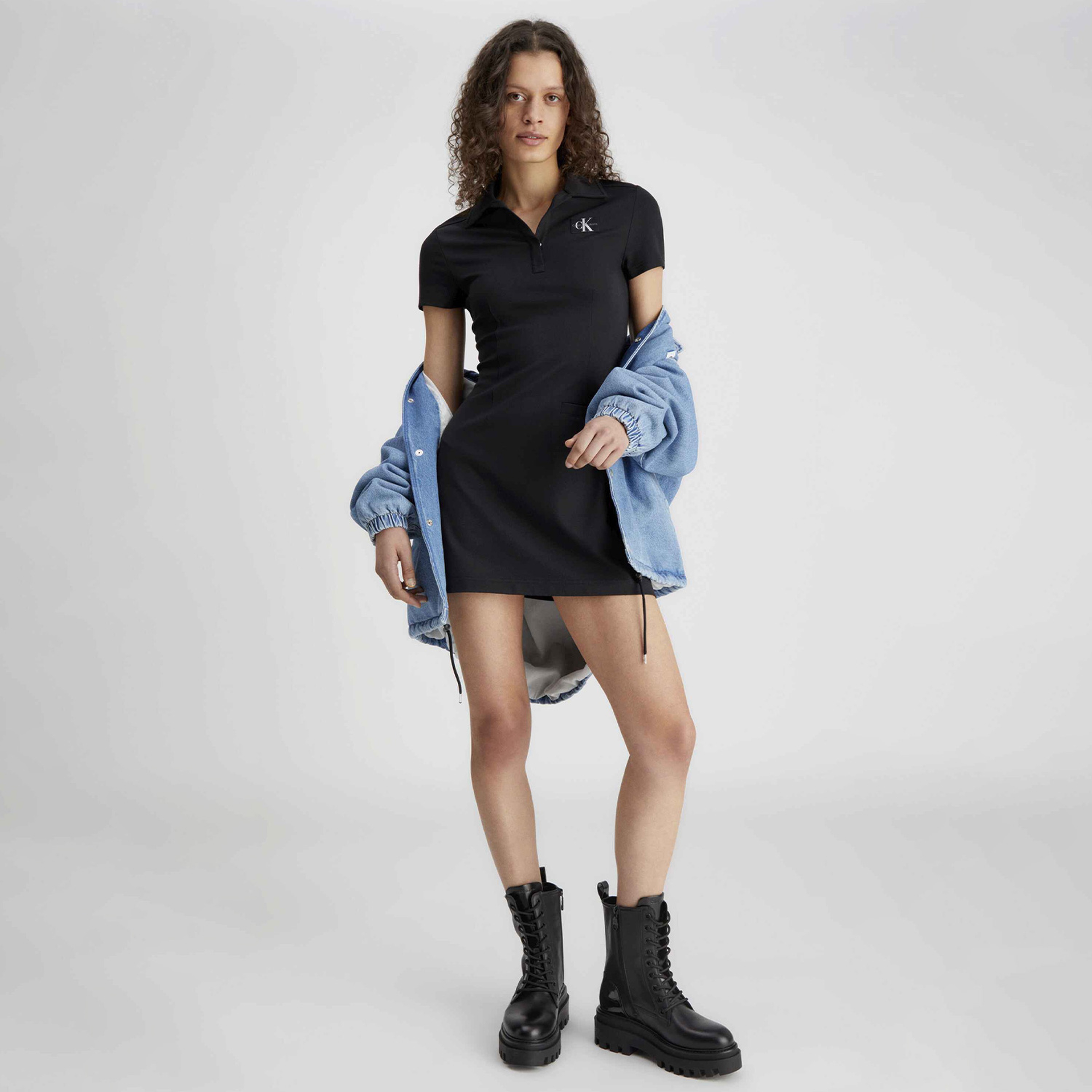 Calvin Klein Kadın Siyah Elbise