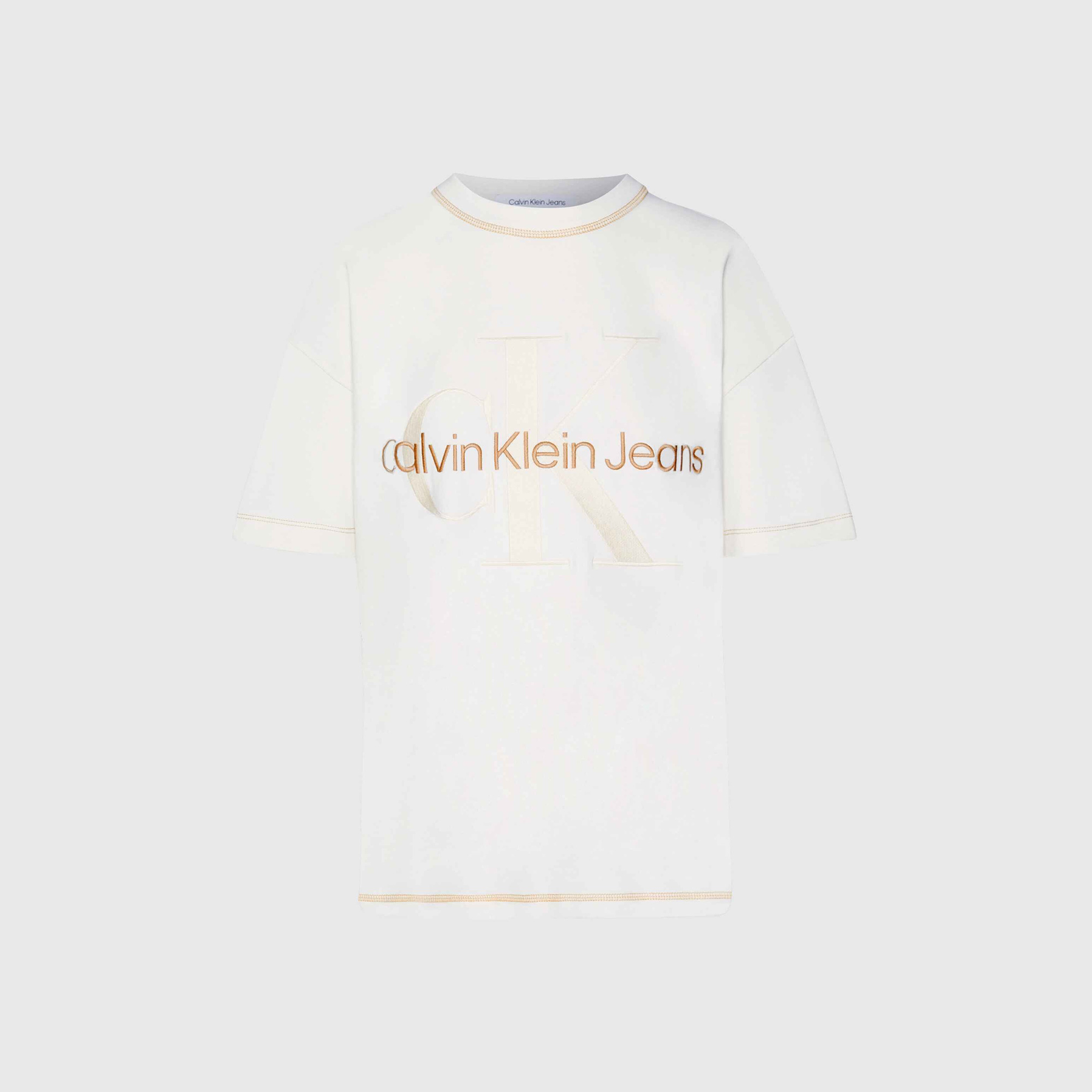 Calvin Klein Kadın Beyaz Tshirt
