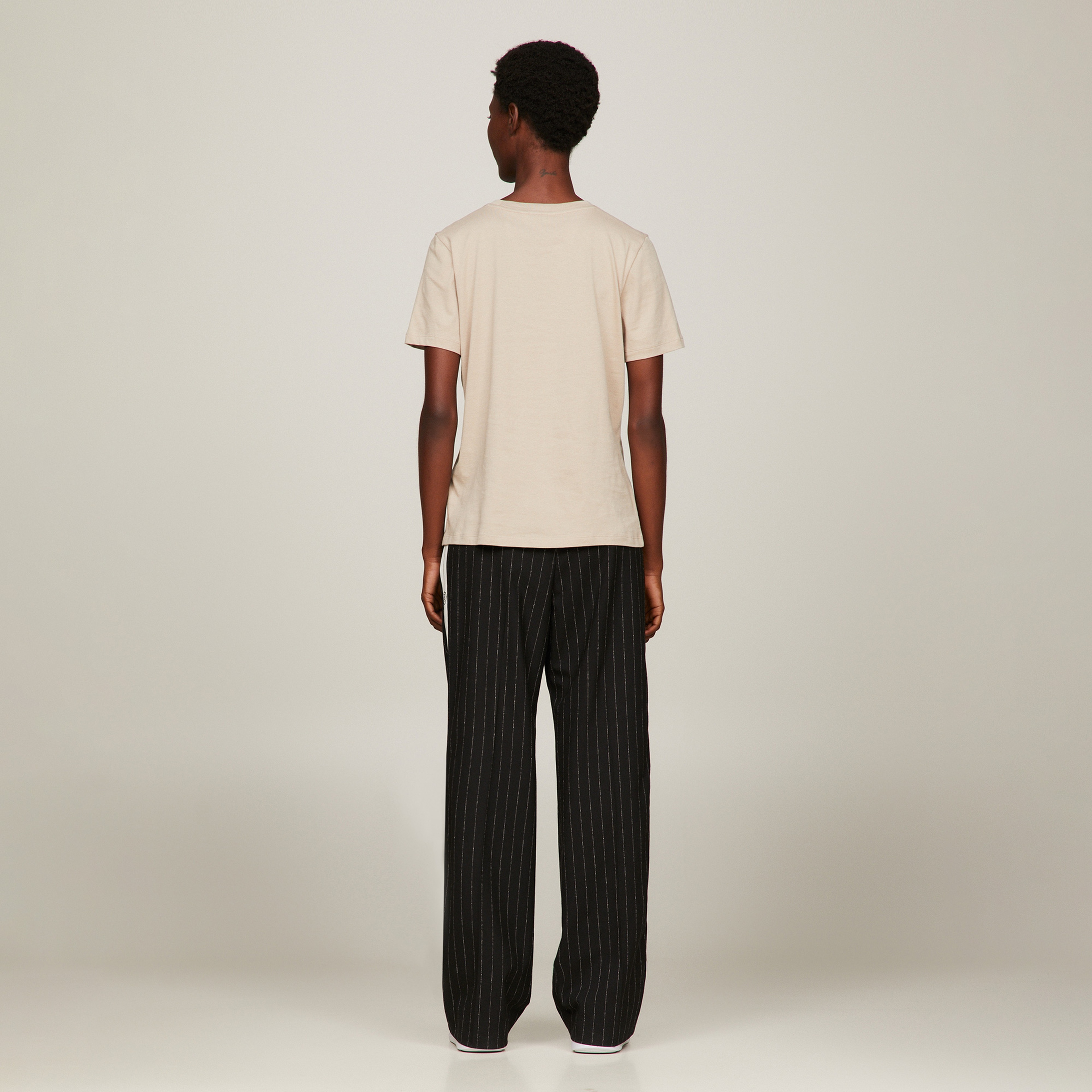 Tommy Hilfiger Kadın Bej Tshirt