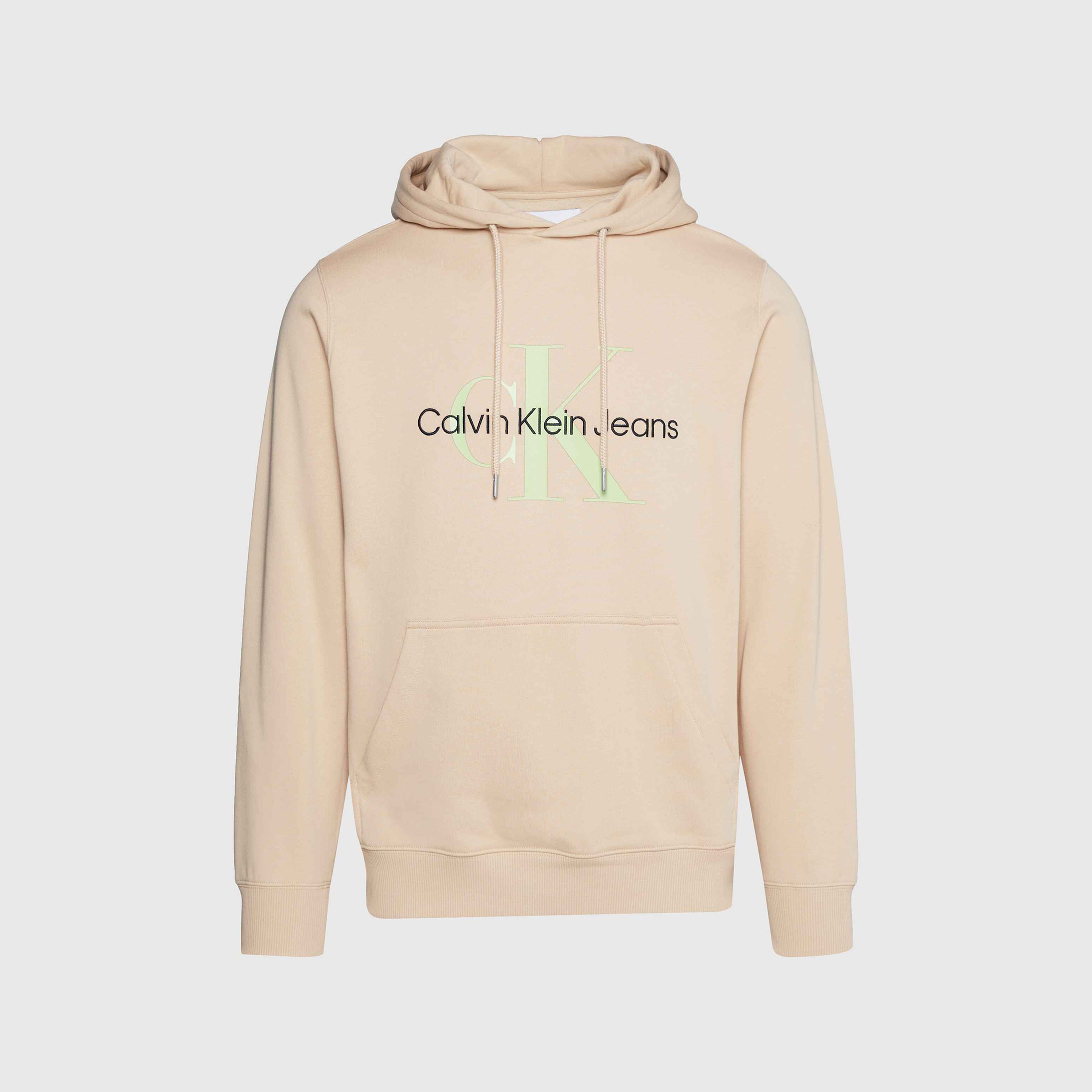 Calvin Klein Jeans Core Essentials Erkek Bej Sweatshirt