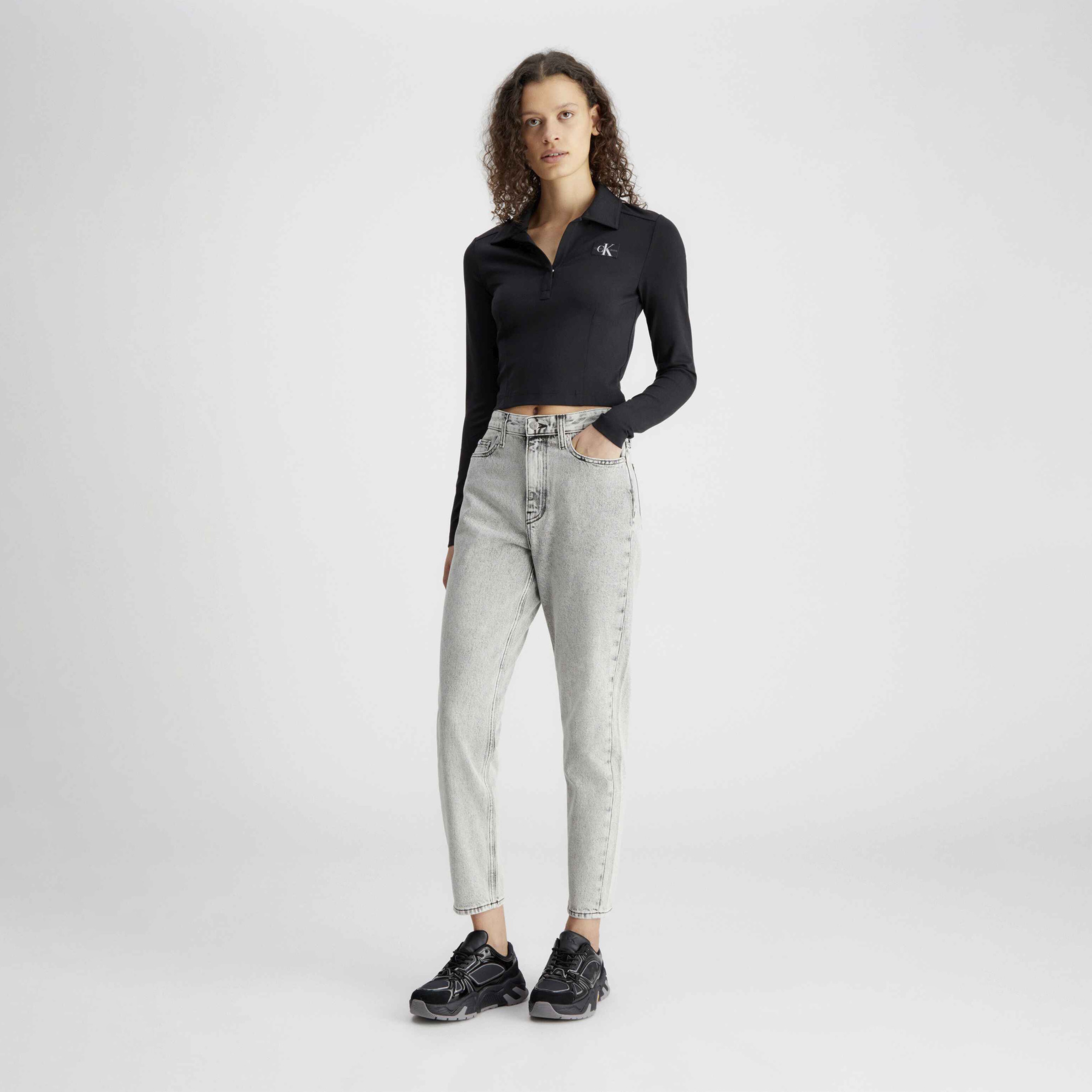 Calvin Klein Kadın Siyah Tshirt