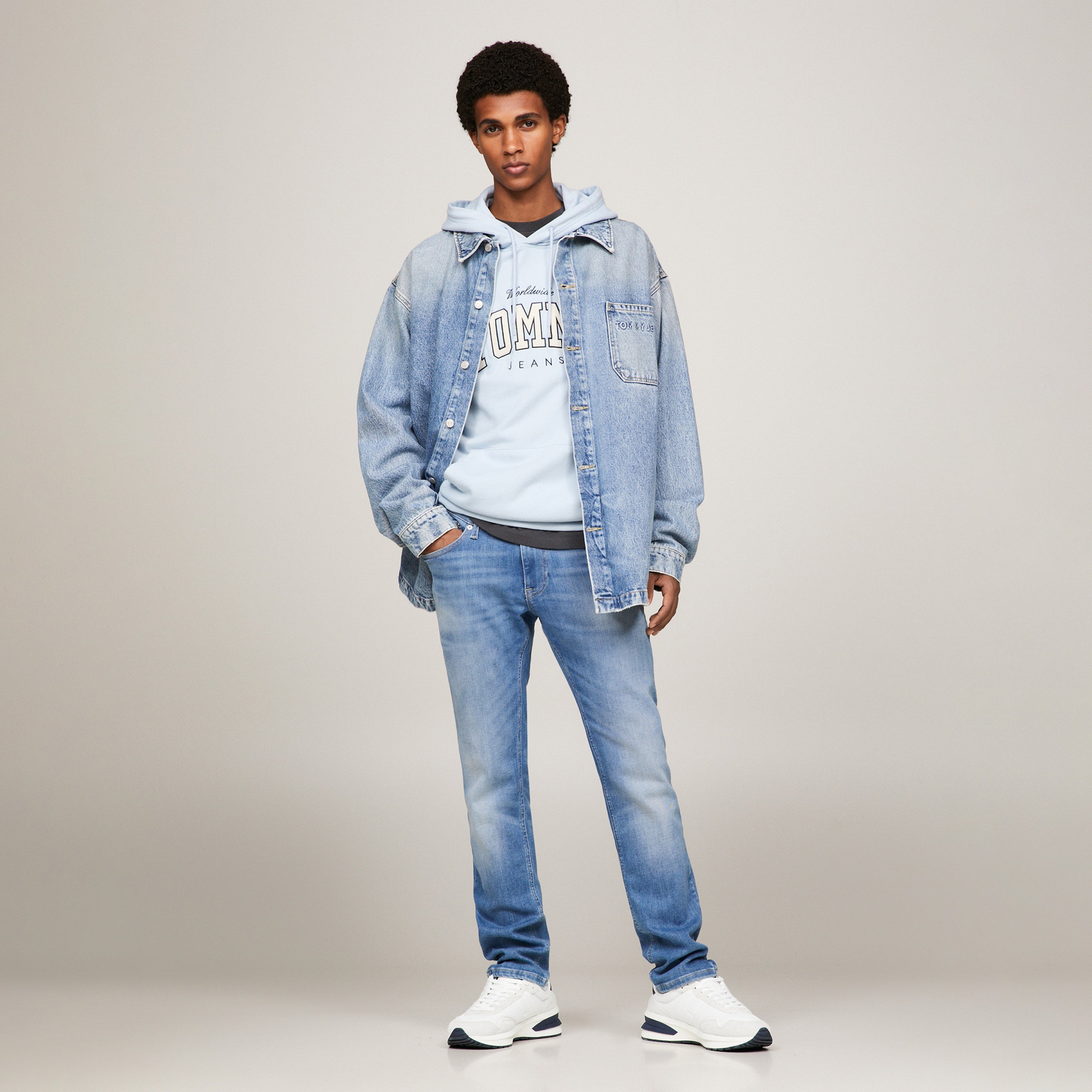 Tommy Hilfiger Erkek Mavi Ayakkabı