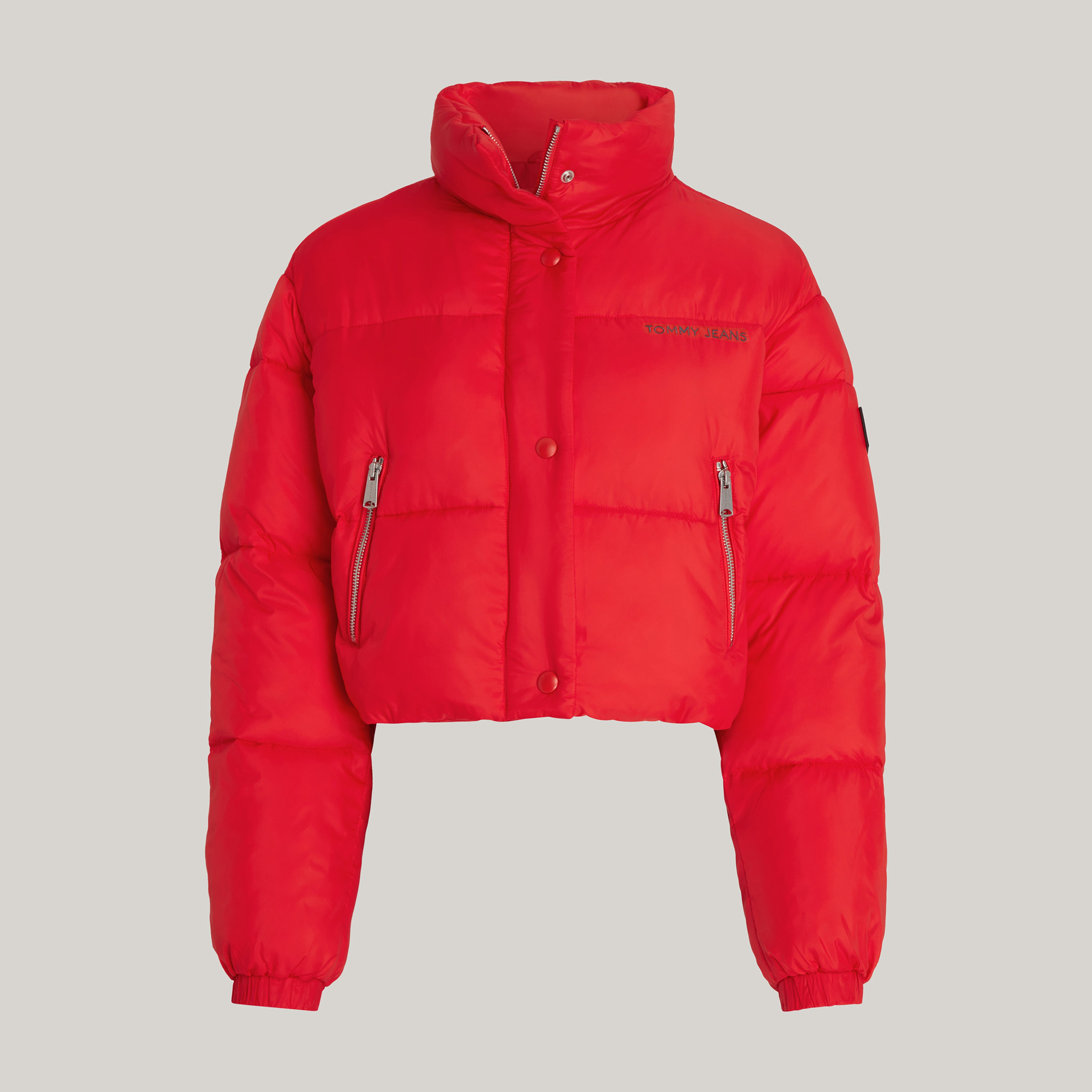 Tommy Hilfiger Kadın Kırmızı Mont