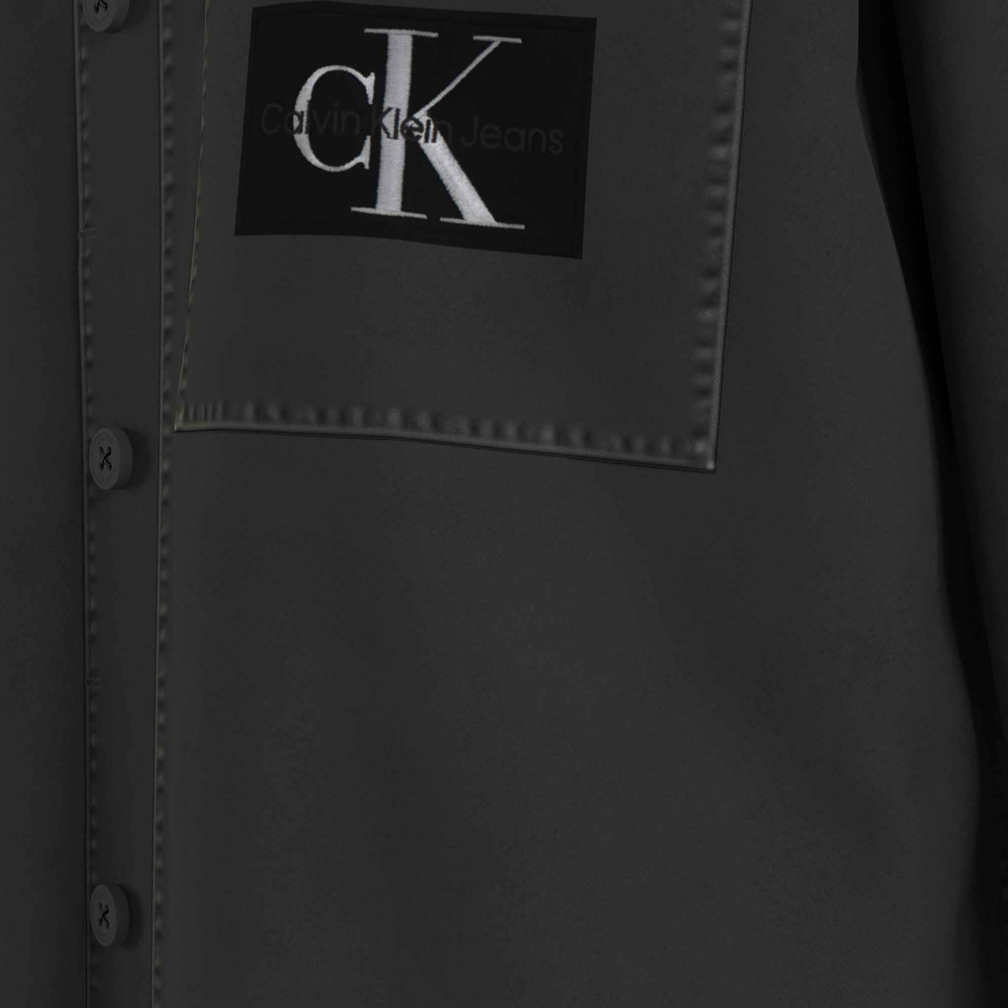 Calvin Klein Erkek Siyah Gömlek