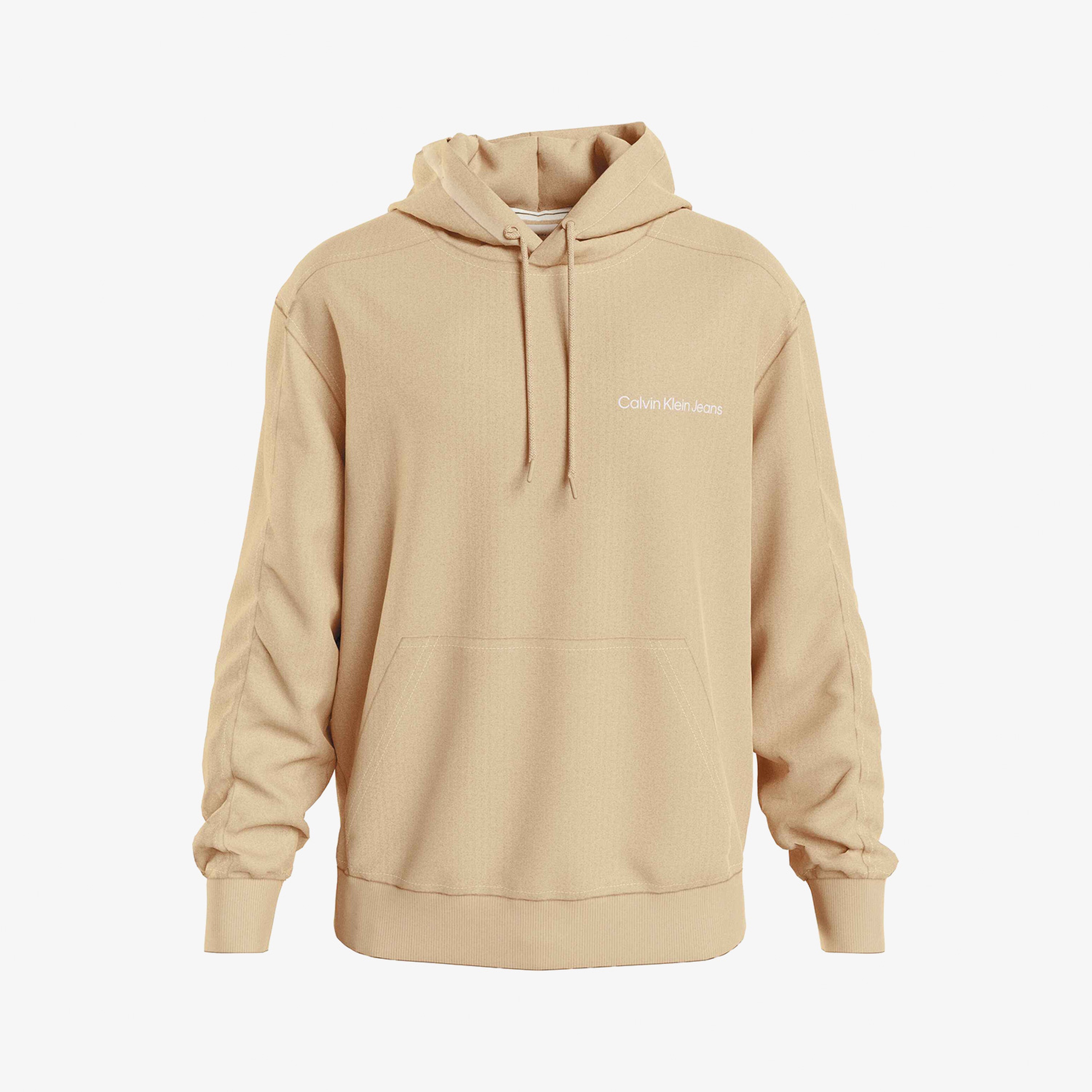 Calvin Klein Erkek Bej Sweatshirt