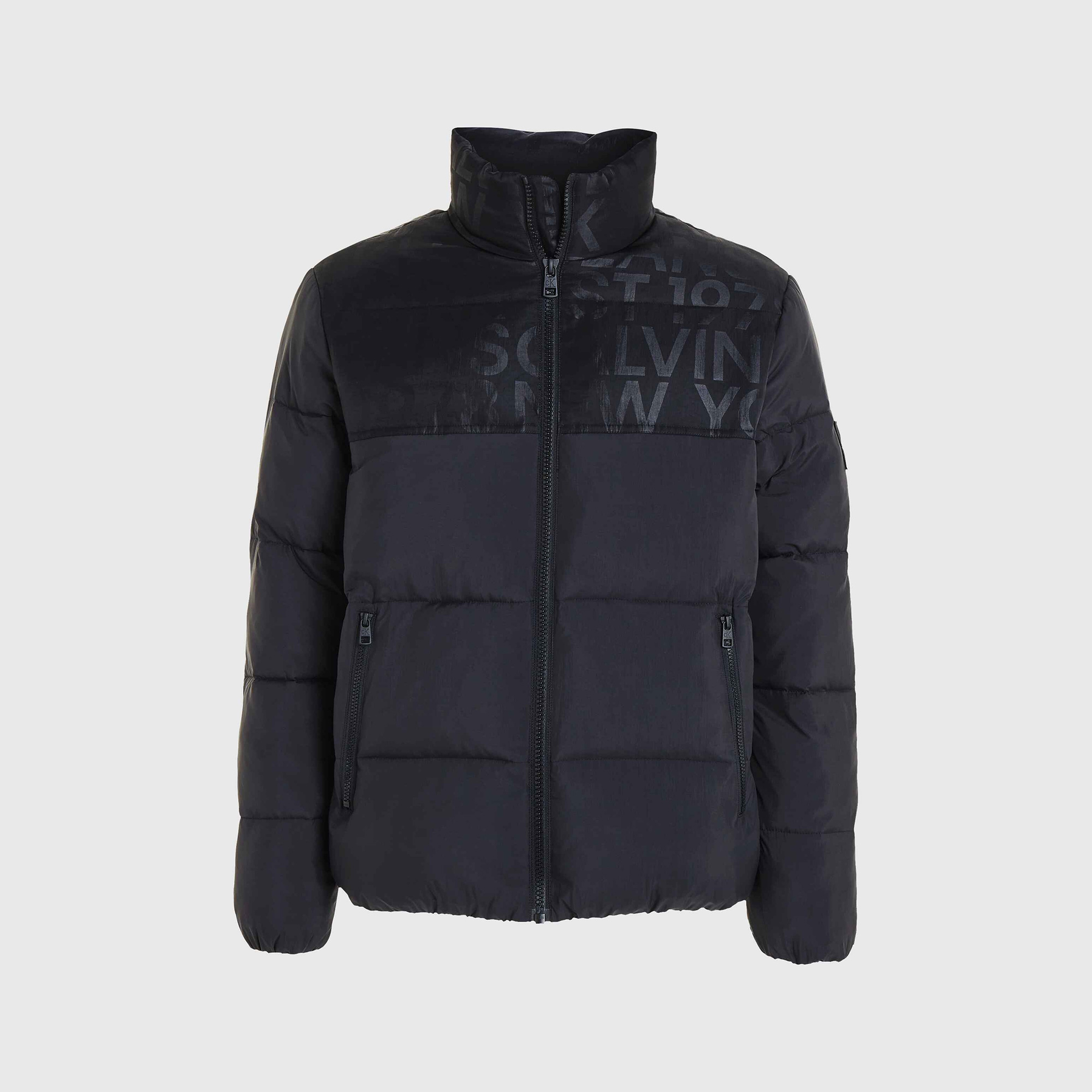 Calvin Klein Erkek Siyah Mont