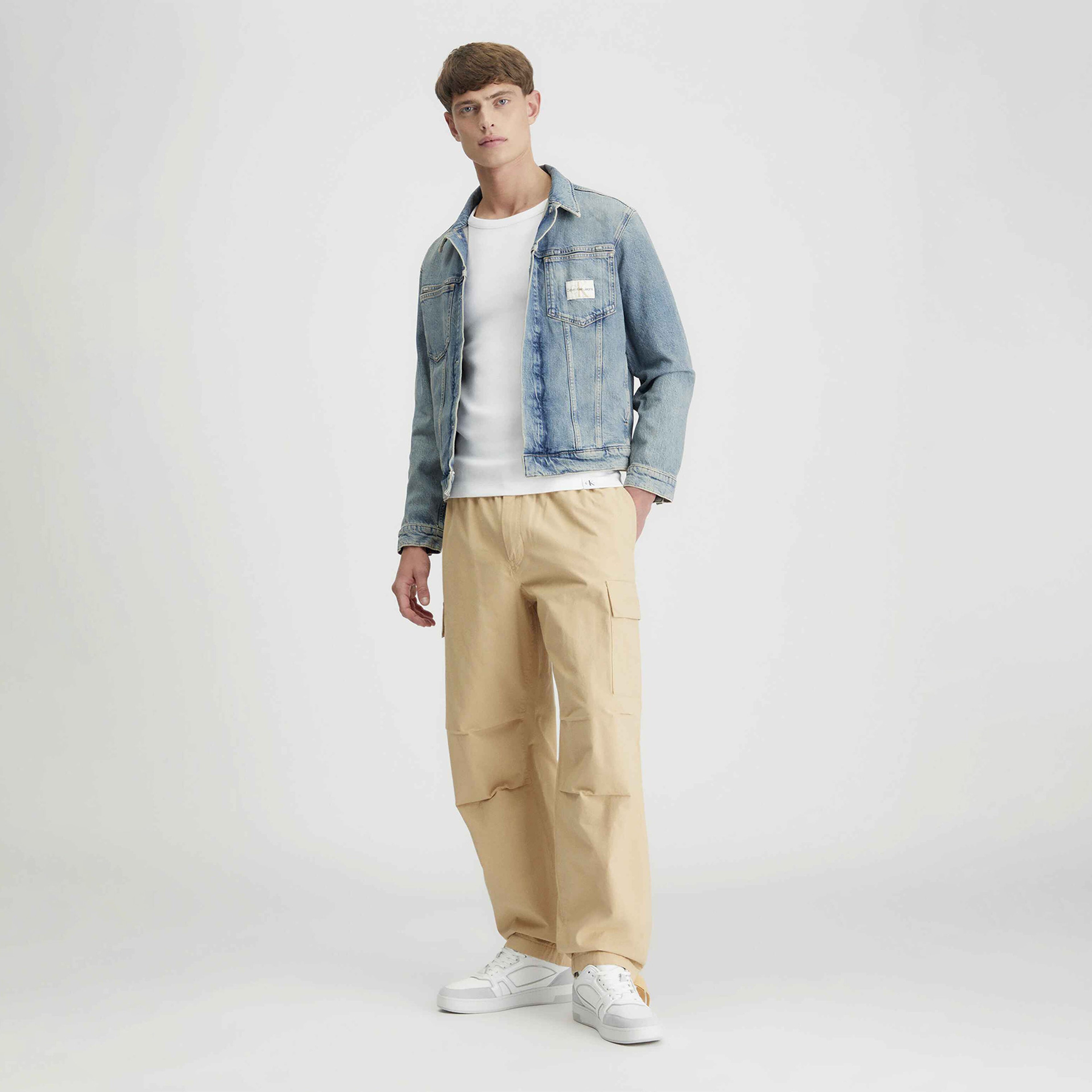 Calvin Klein Erkek Mavi Ceket