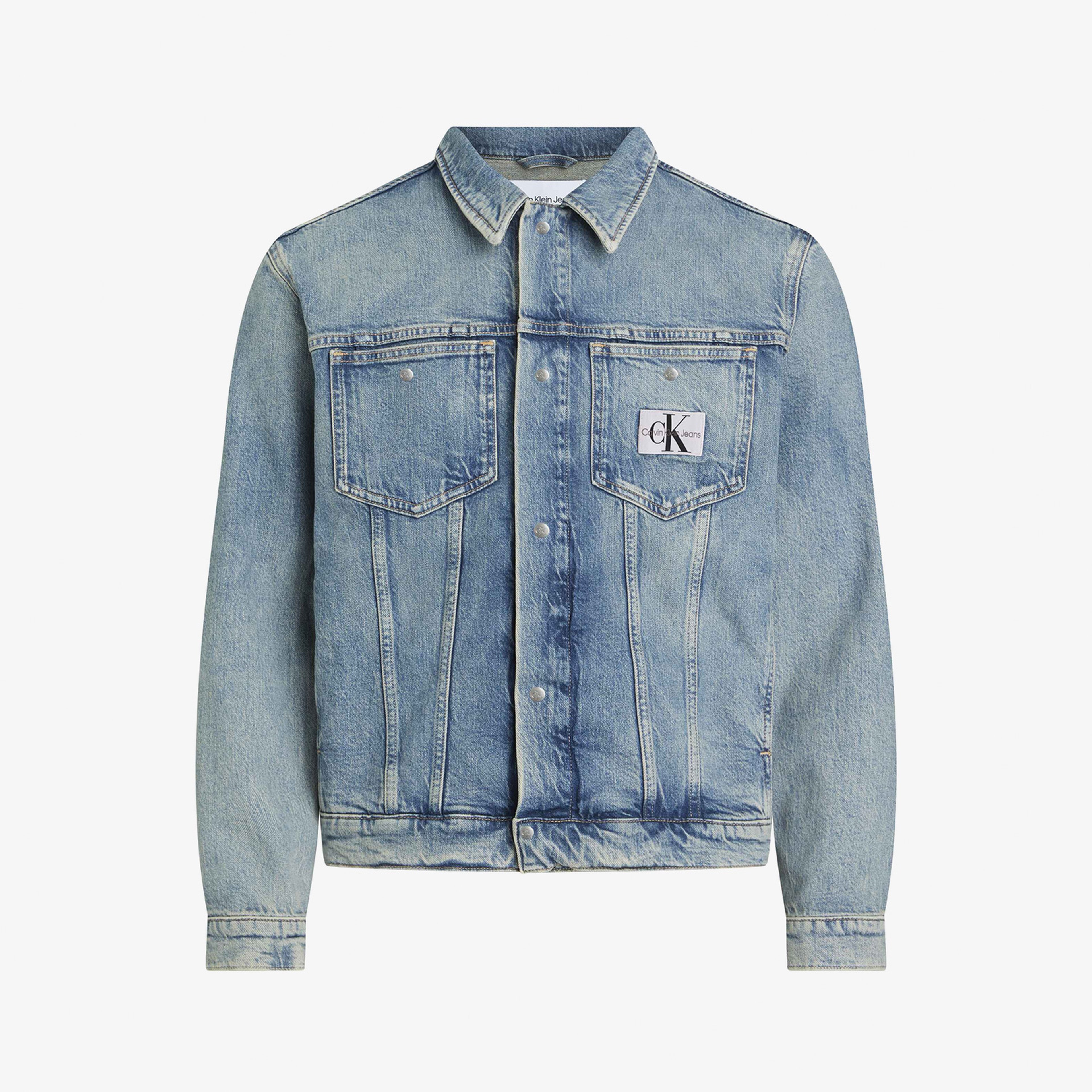 Calvin Klein Erkek Mavi Ceket