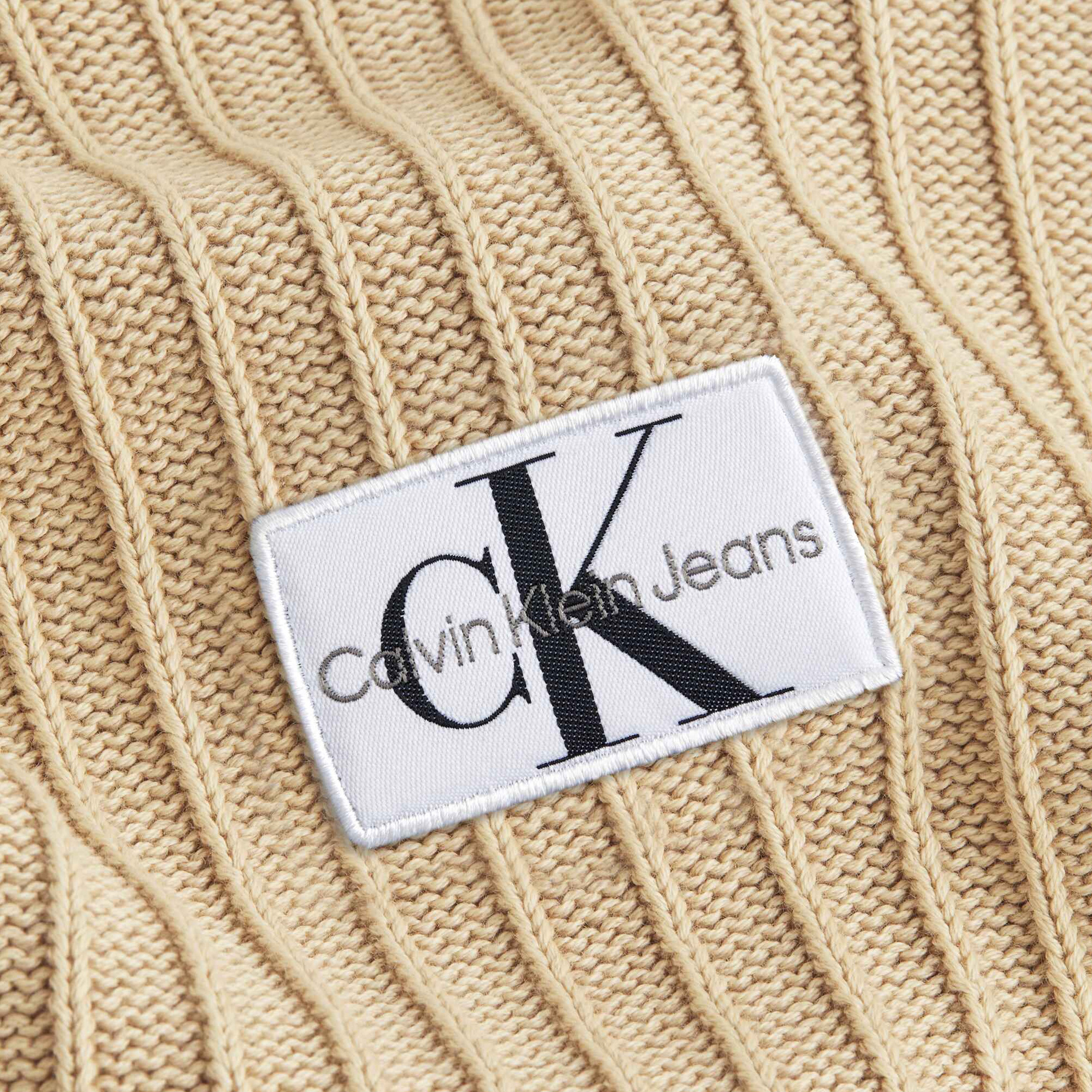 Calvin Klein Kadın Bej Triko