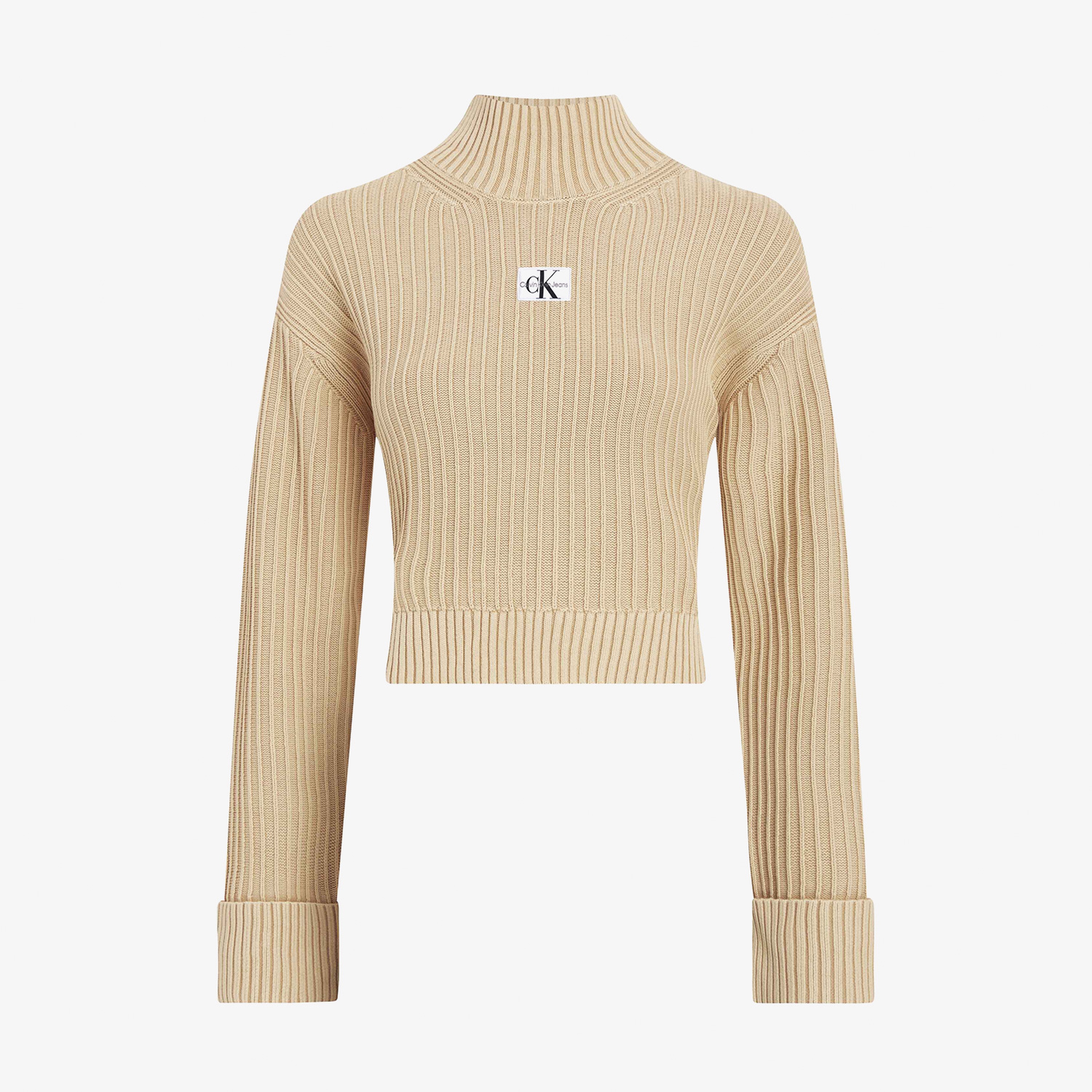 Calvin Klein Kadın Bej Triko