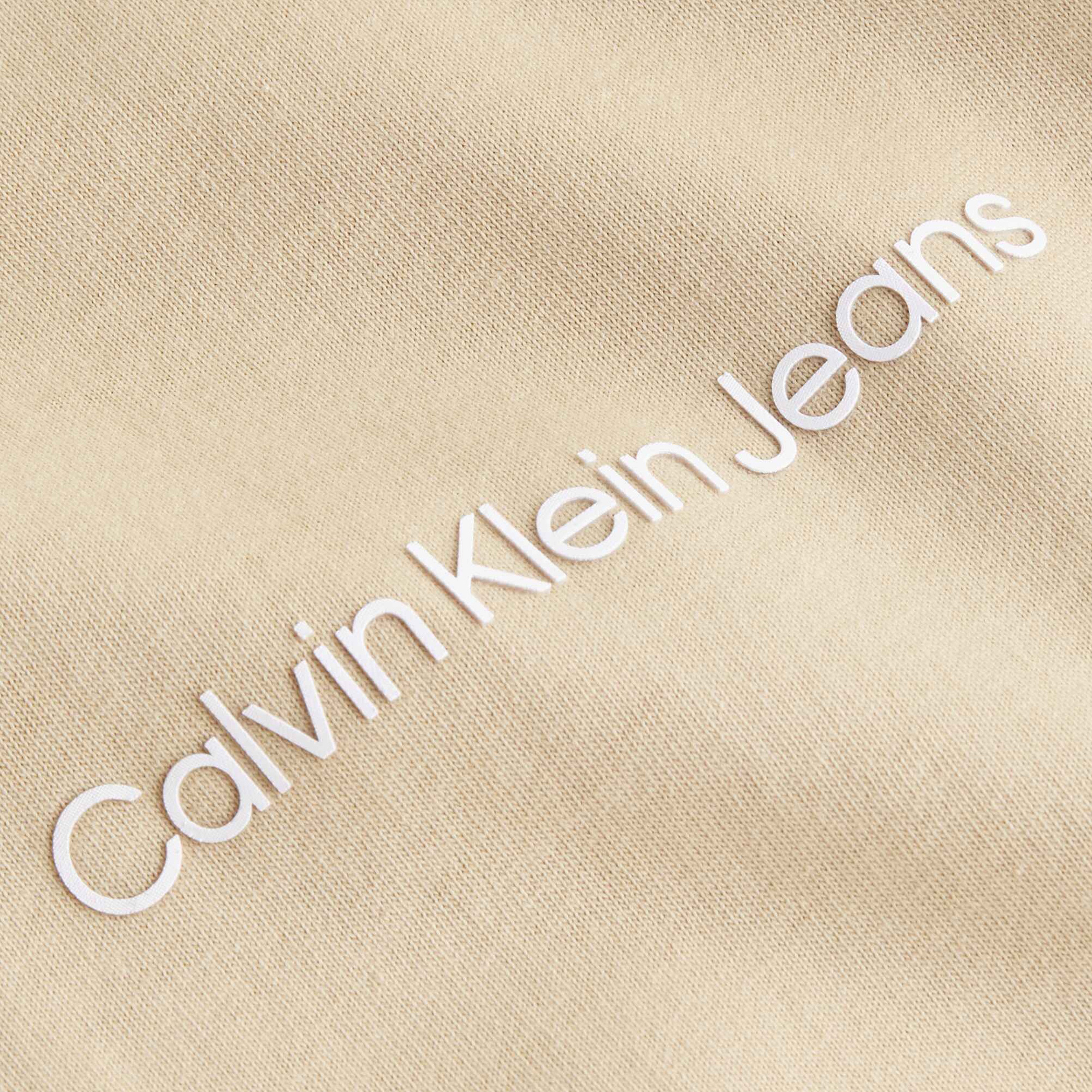 Calvin Klein Erkek Bej Tshirt