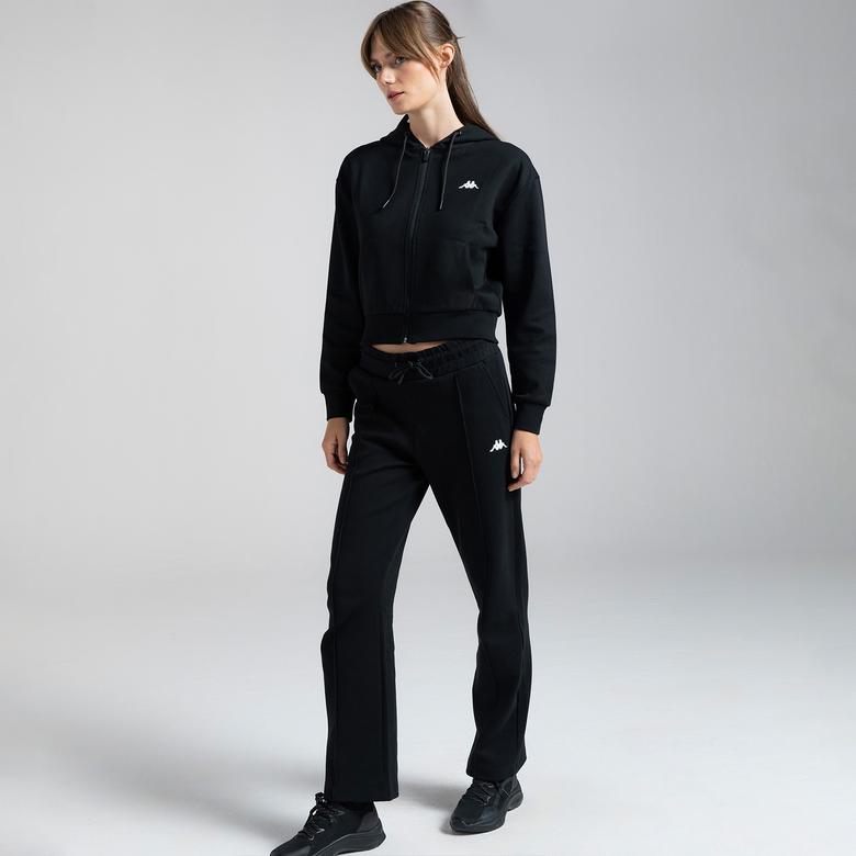 Kappa Kadın Siyah Sweatshirt