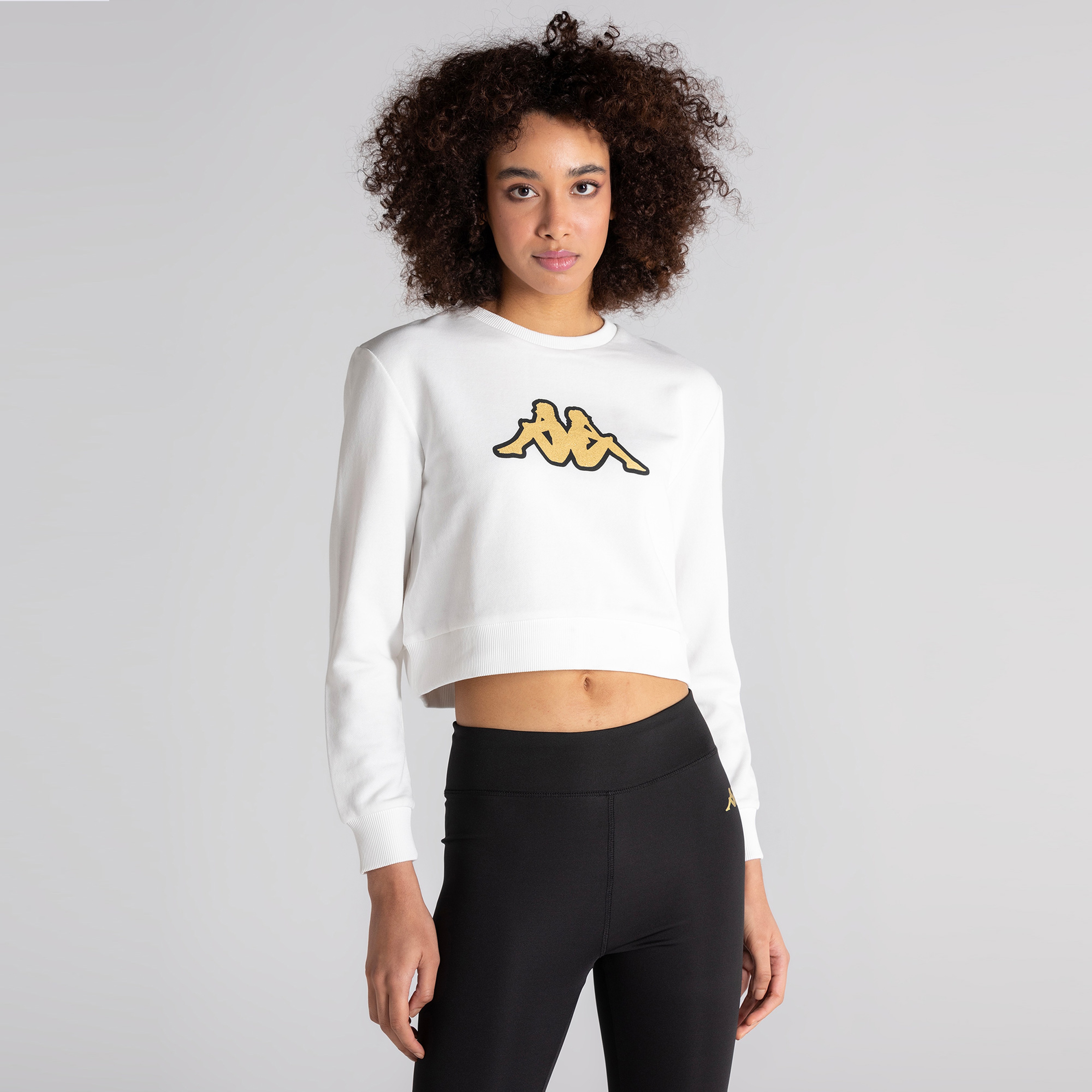Kappa Kadın Beyaz Sweatshirt