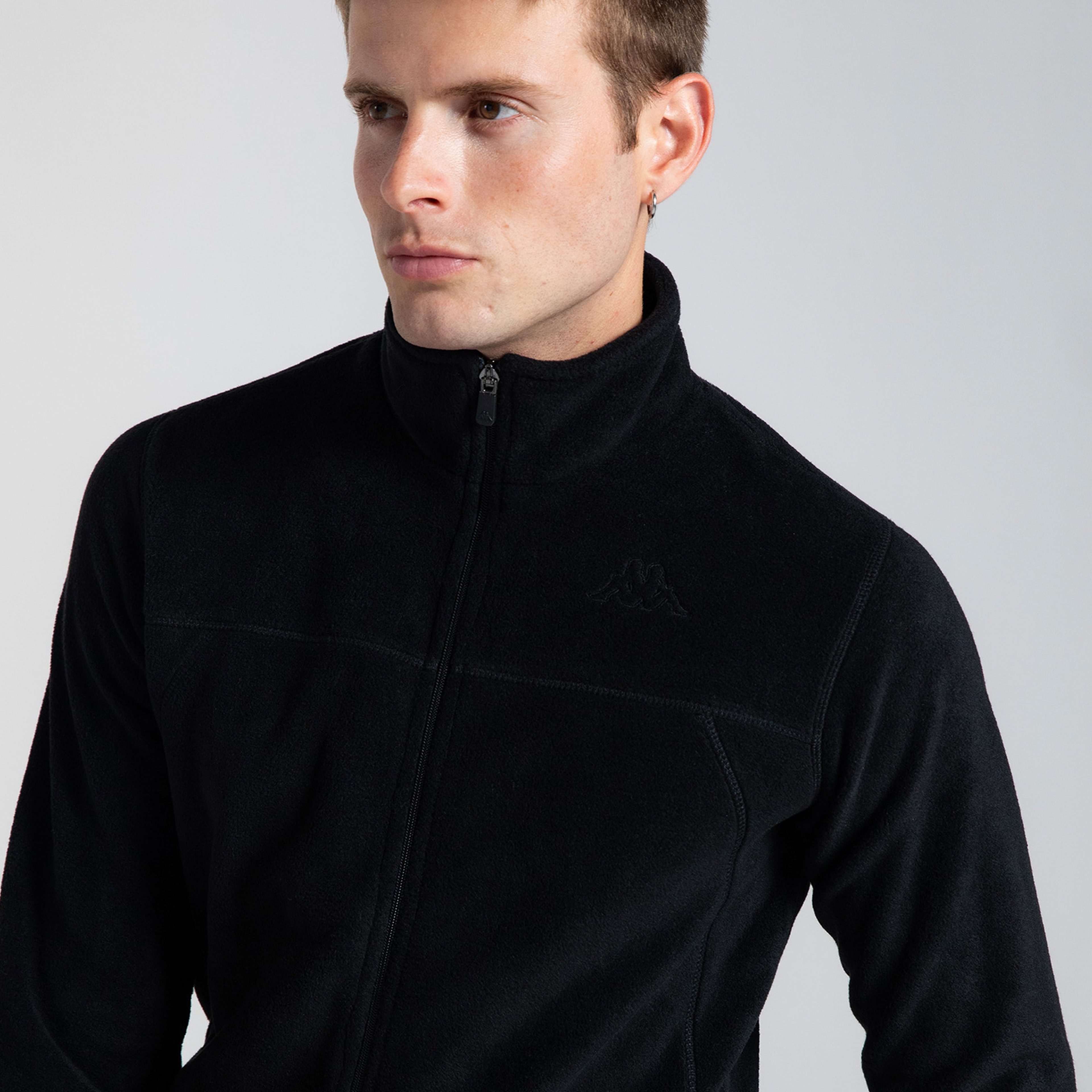 Kappa Erkek Siyah Sweatshirt