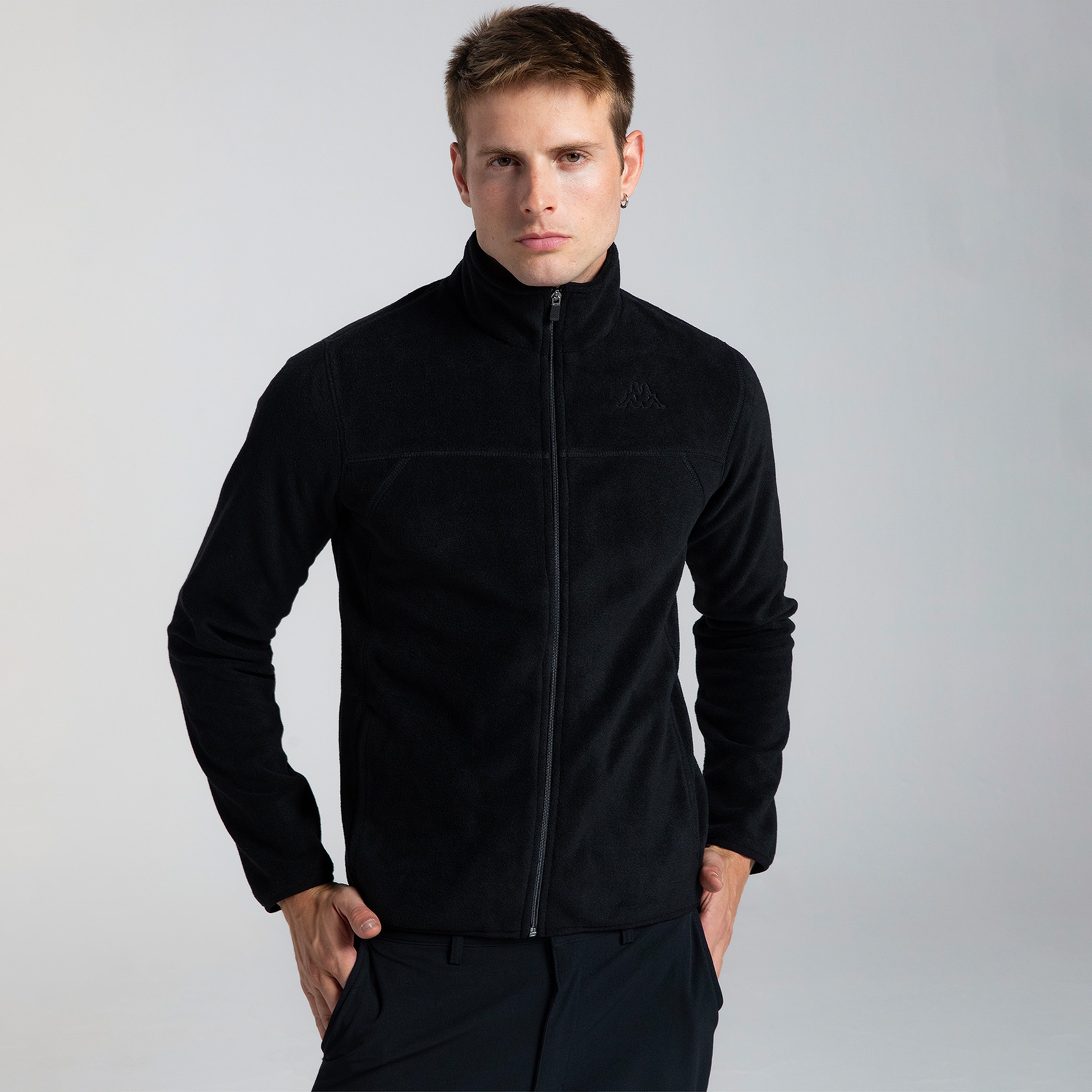 Kappa Erkek Siyah Sweatshirt