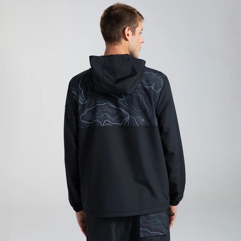 Kappa Erkek Siyah Yağmurluk