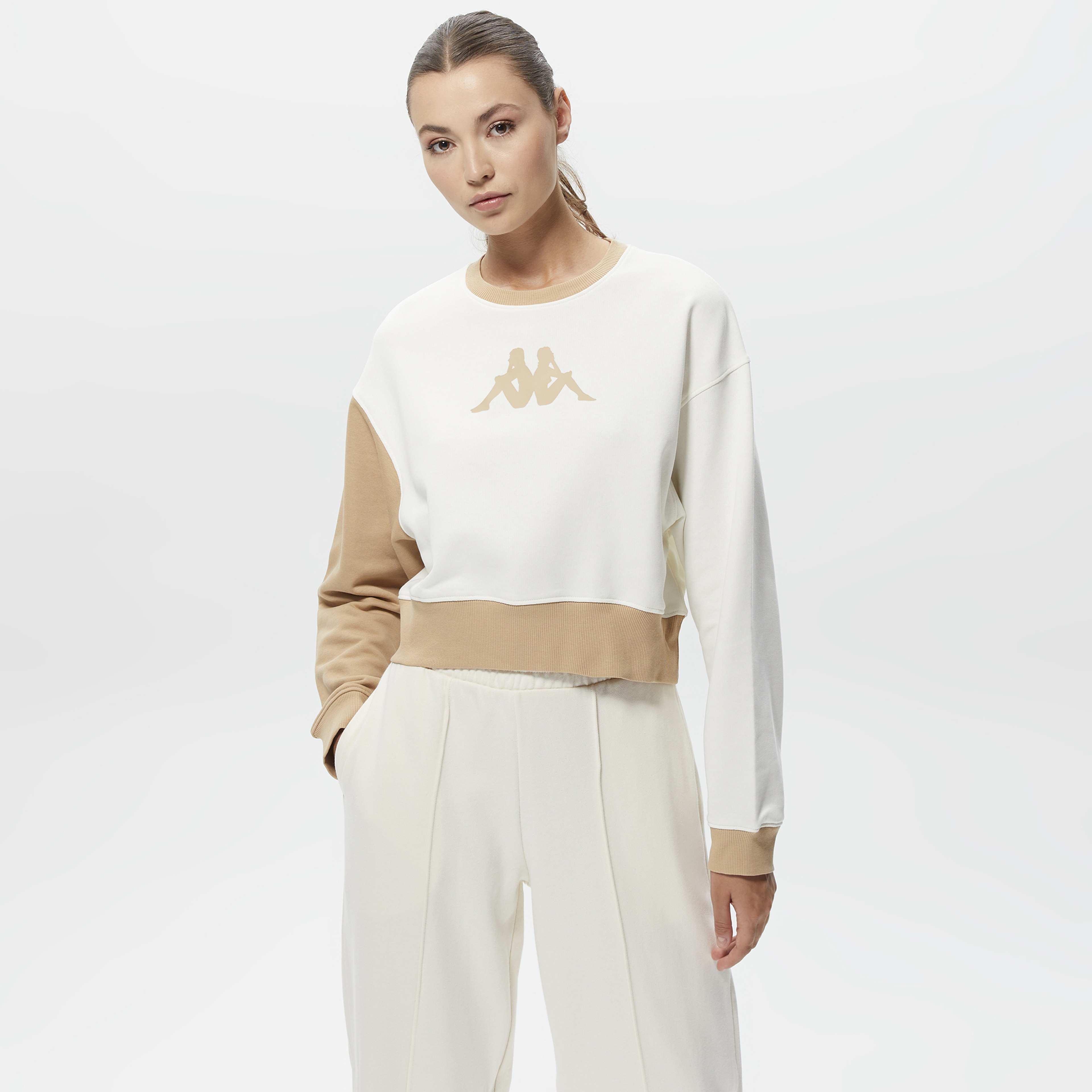 Kappa Kadın Bej Sweatshirt