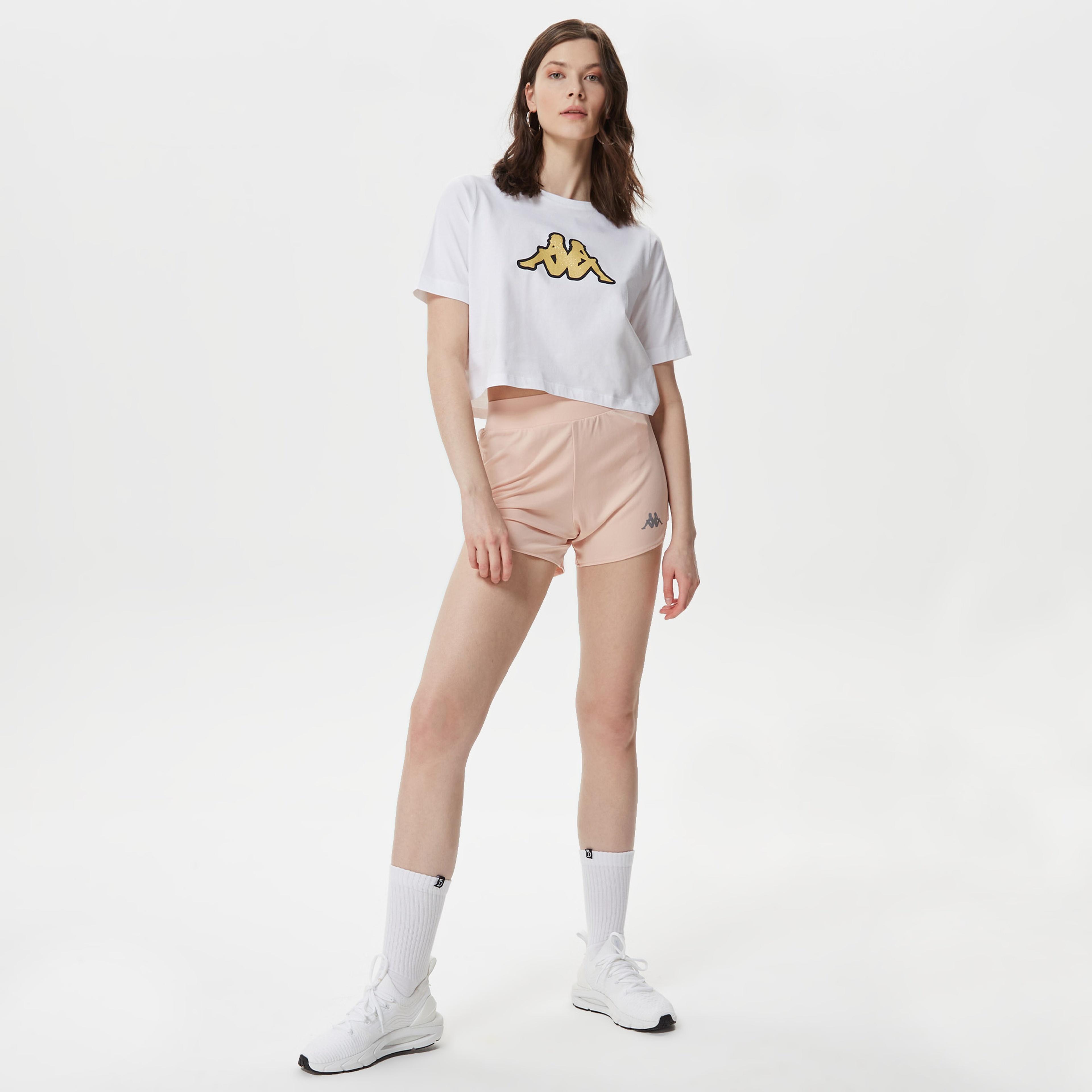 Kappa Kadın Beyaz T-Shirt