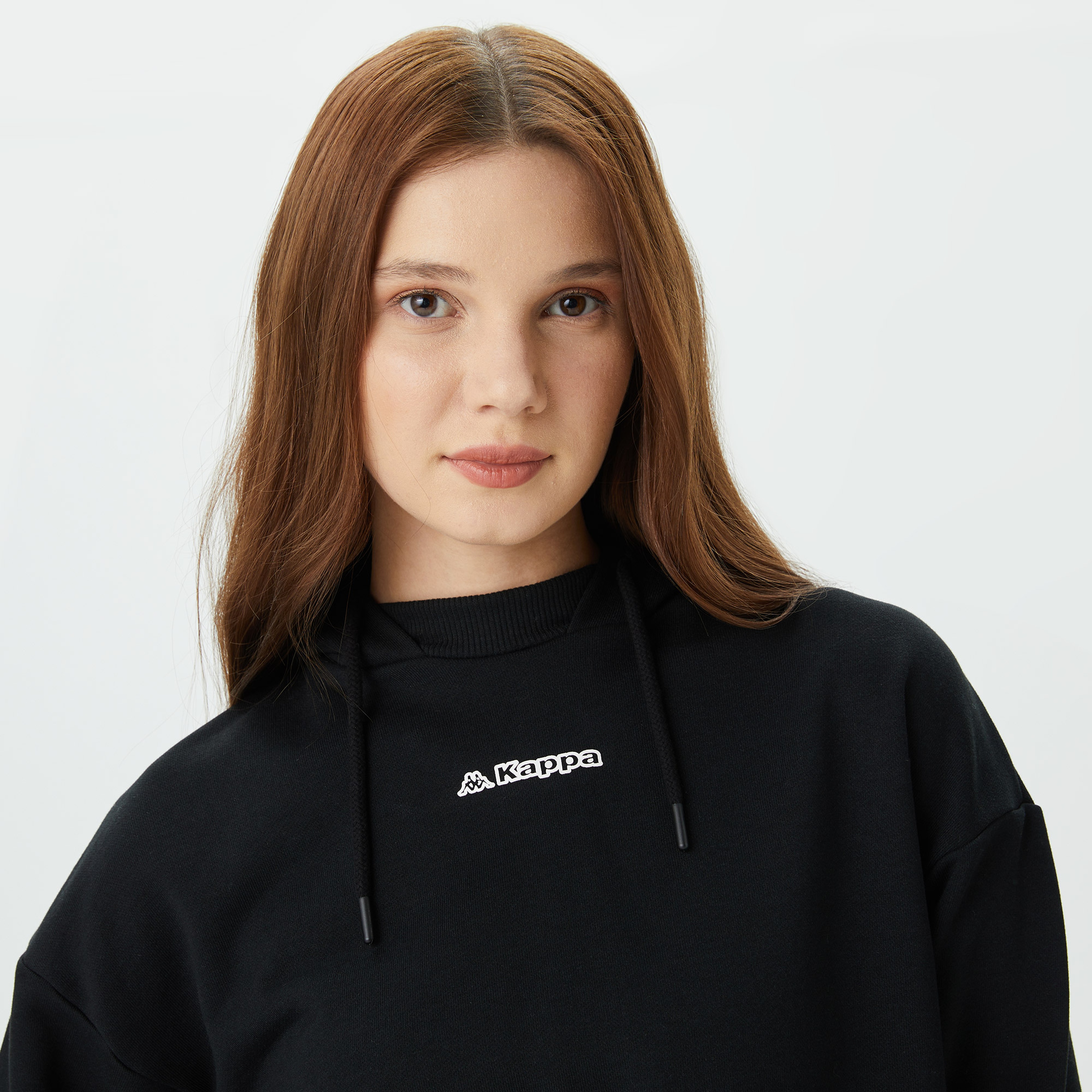 Kappa Kadın Siyah Sweatshirt