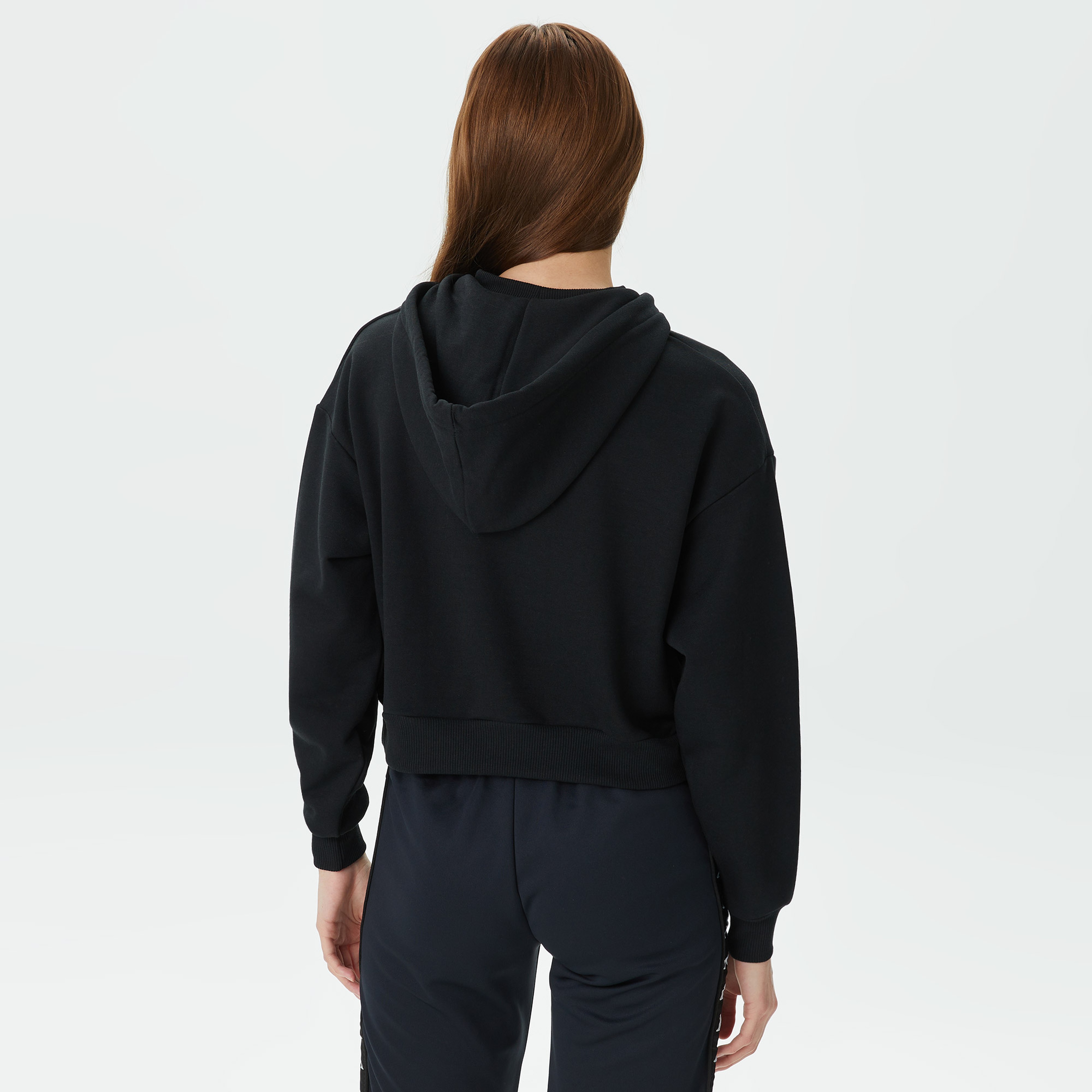 Kappa Kadın Siyah Sweatshirt