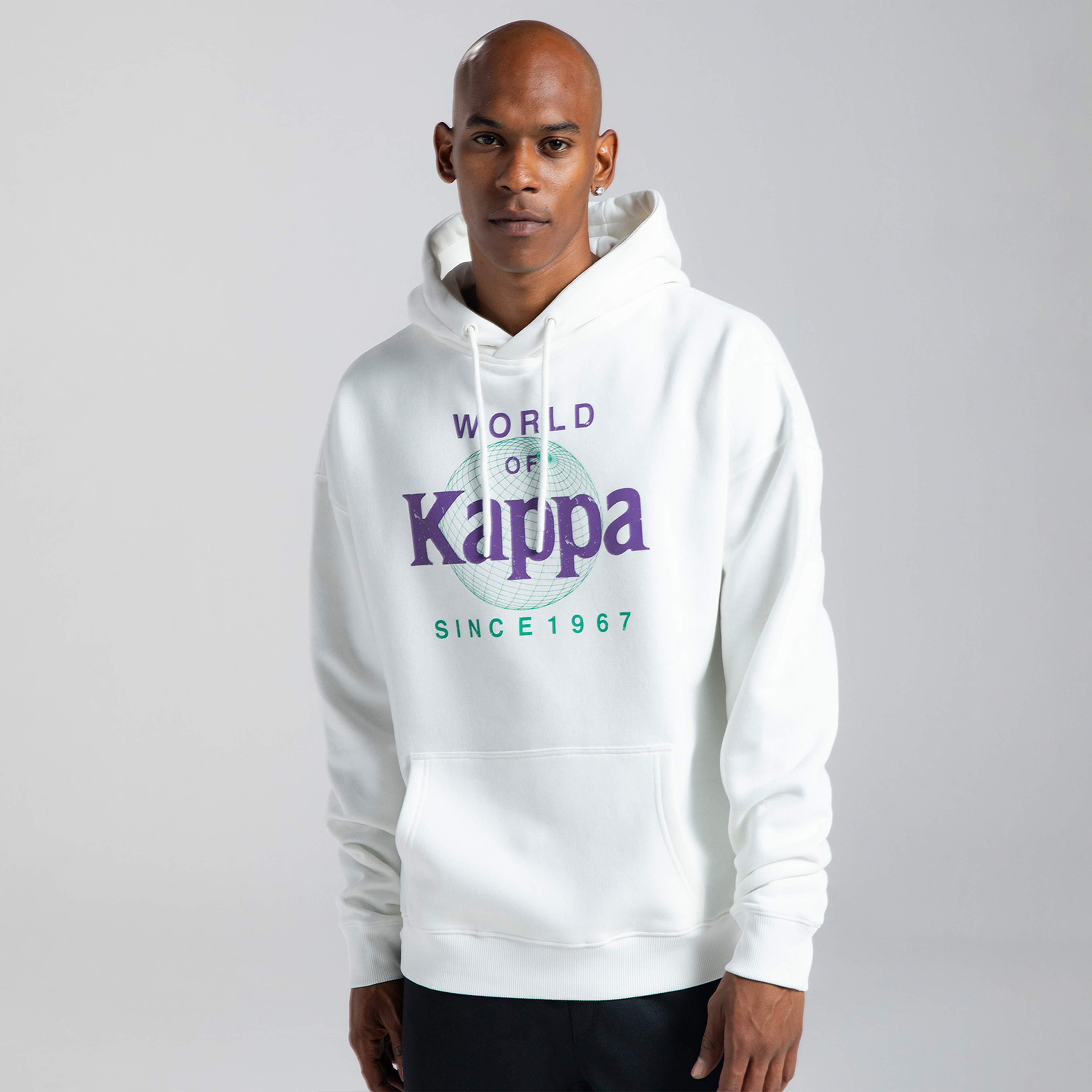 Kappa Erkek Beyaz Sweatshirt