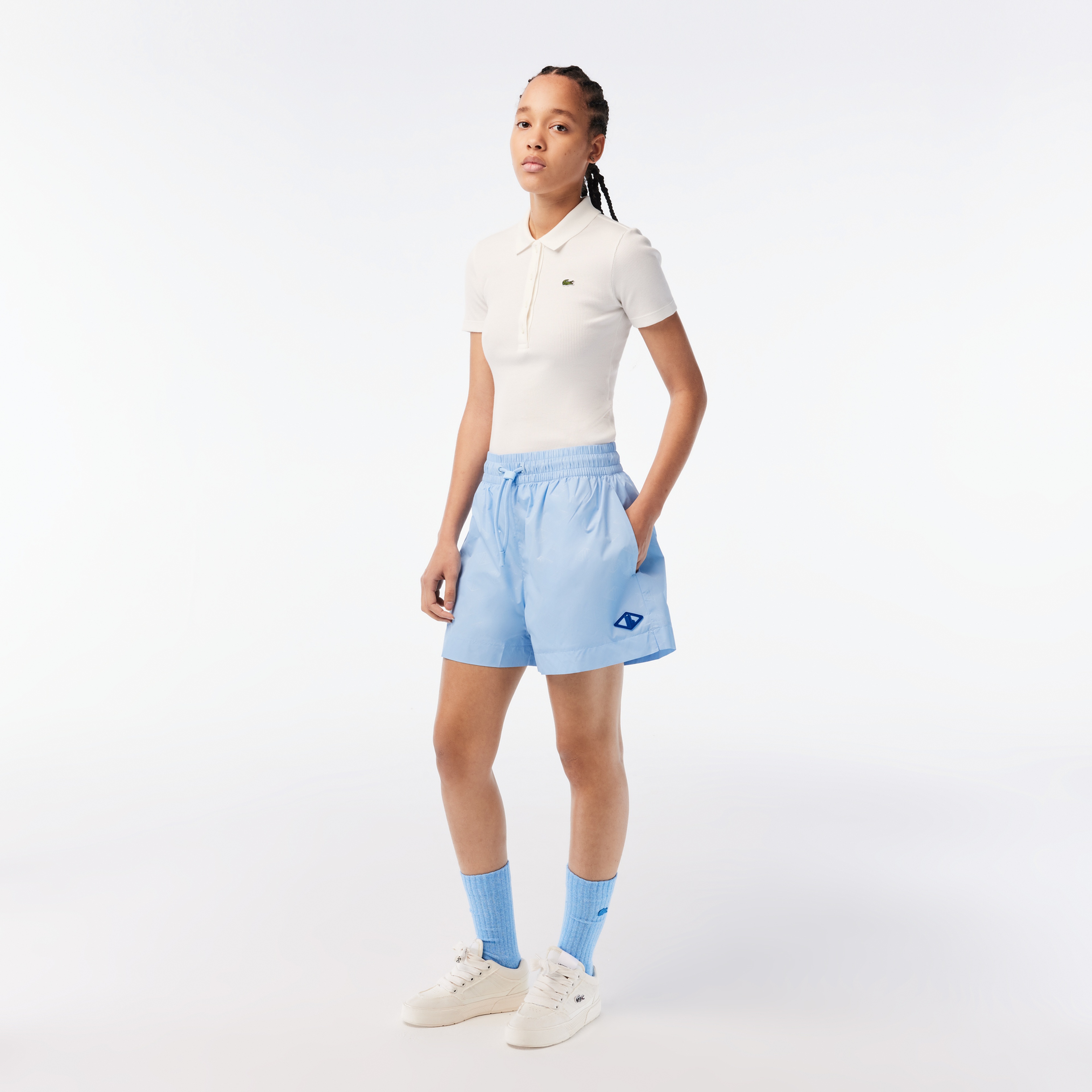 Netflix Kadın Baskılı Açık Mavi Bermuda