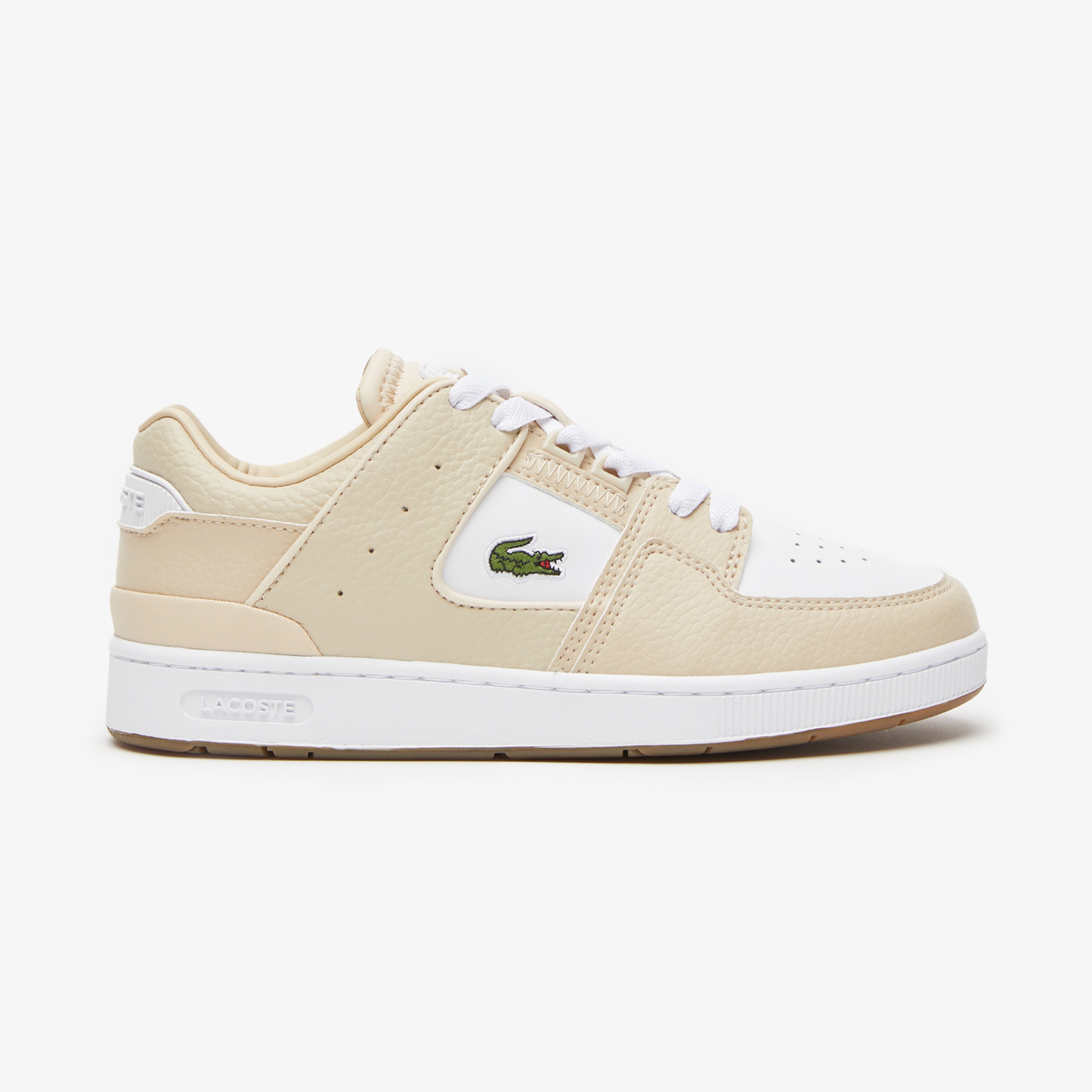 Lacoste Court Cage Kadın Bej Sneaker