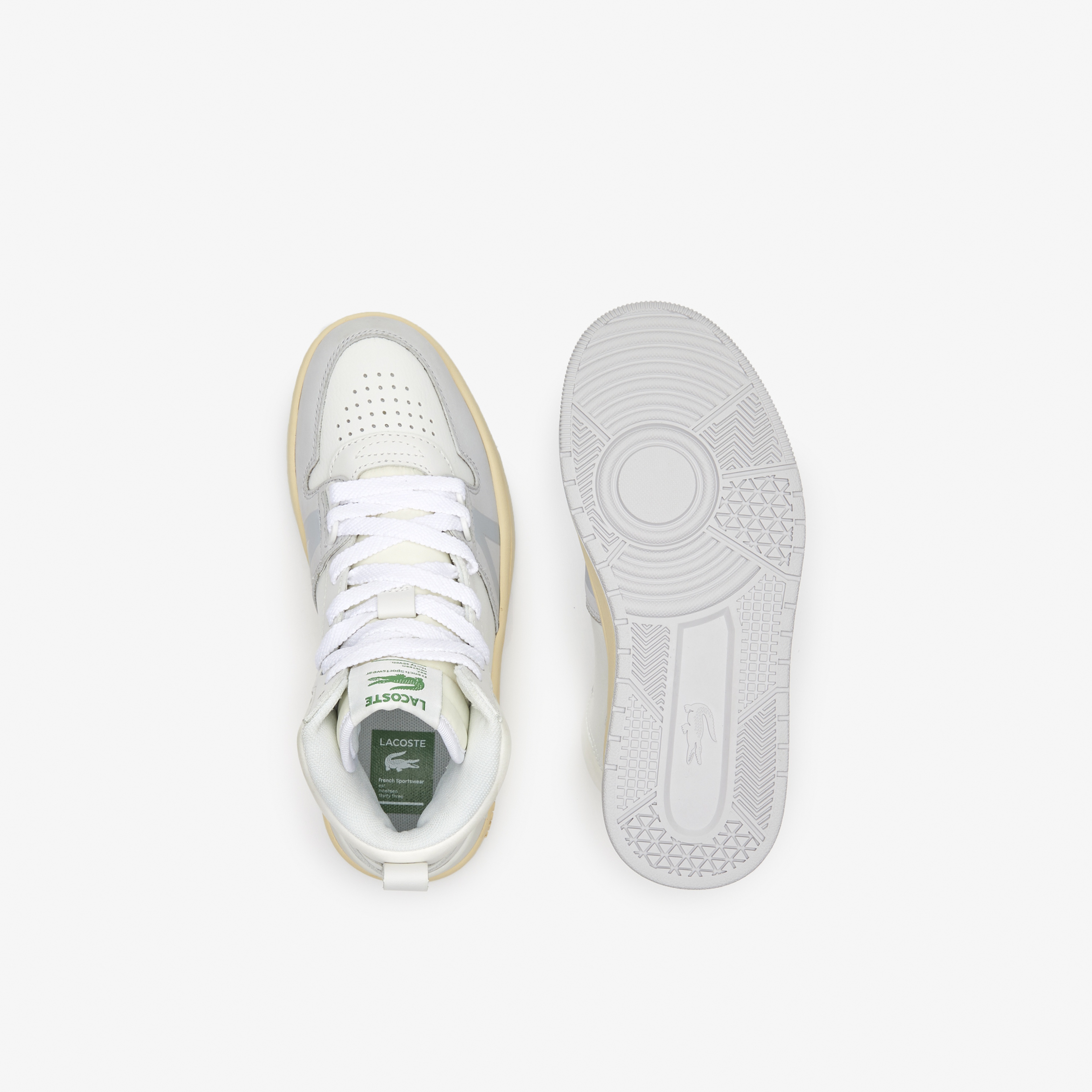 Lacoste L001 Mid Kadın Beyaz Sneaker
