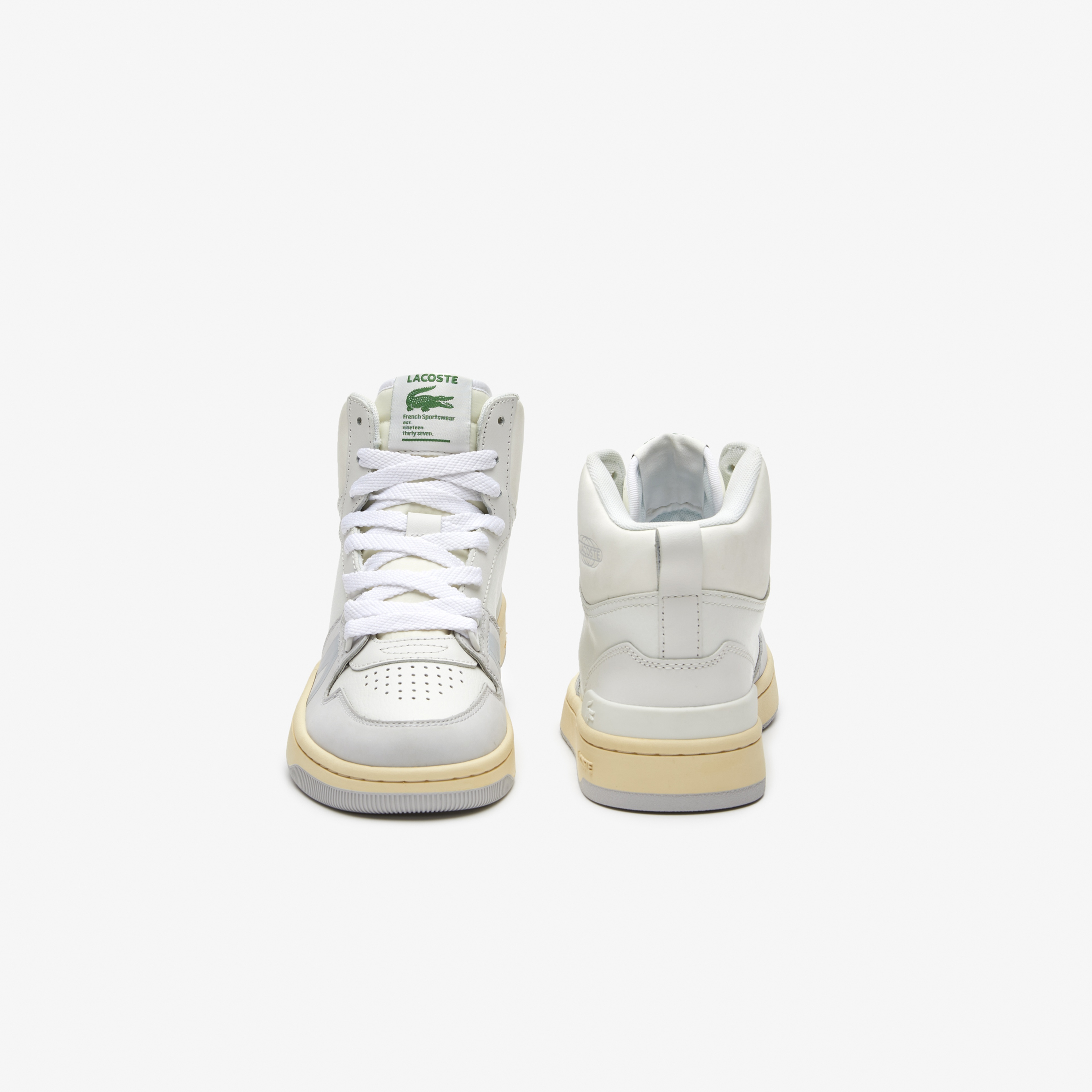 Lacoste L001 Mid Kadın Beyaz Sneaker