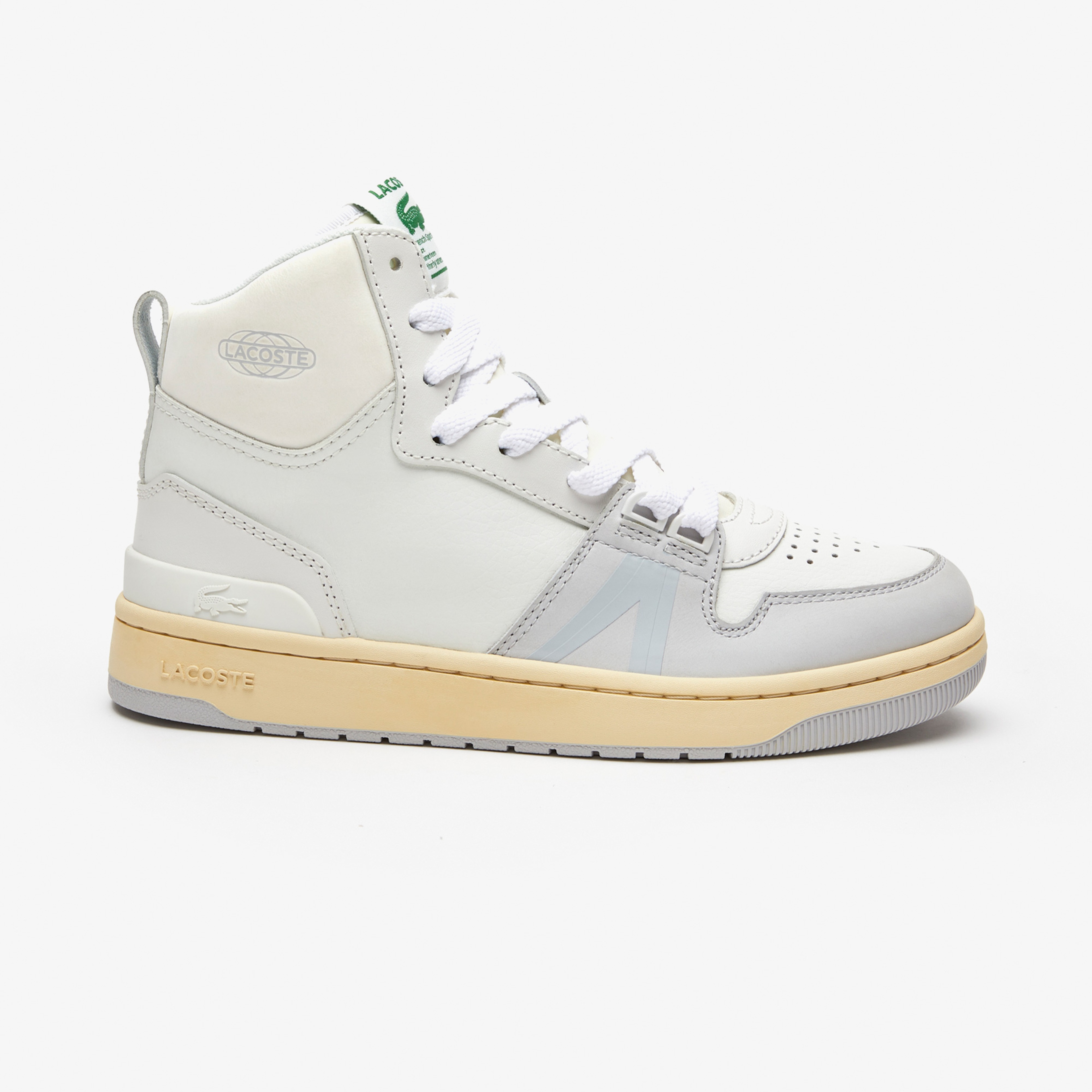 Lacoste L001 Mid Kadın Beyaz Sneaker