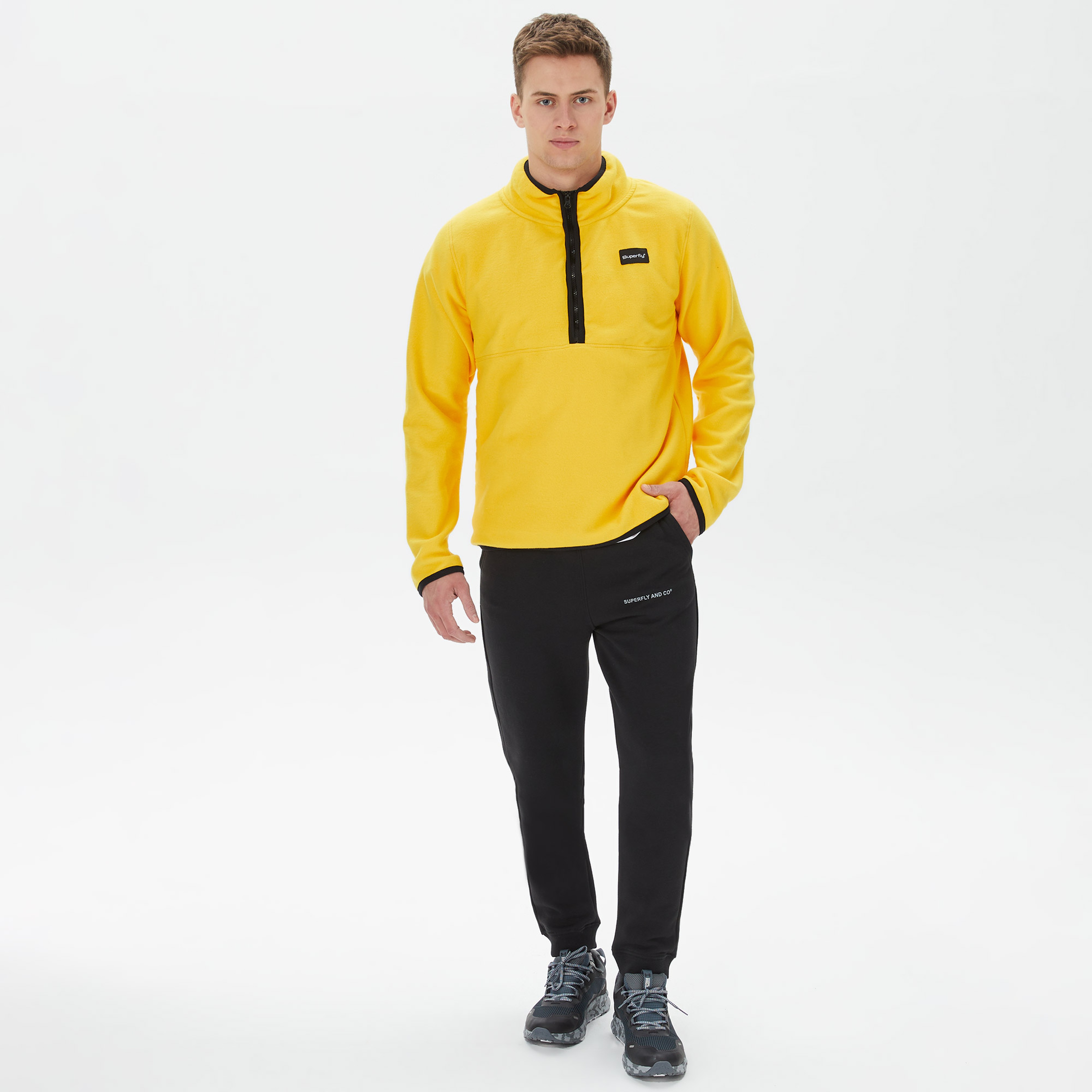 Superfly Erkek Sarı Sweatshirt
