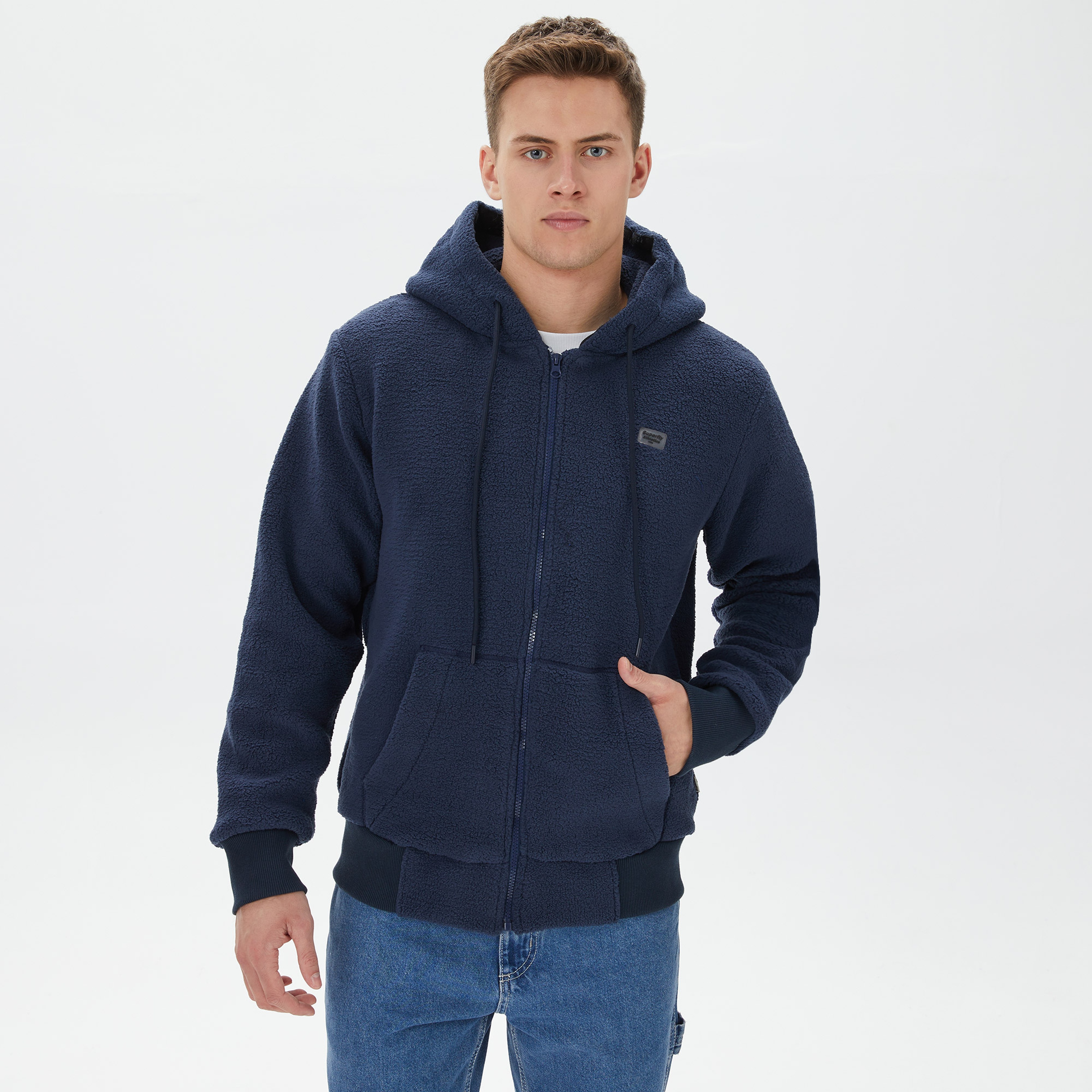 Superfly Erkek Mavi Sweatshirt