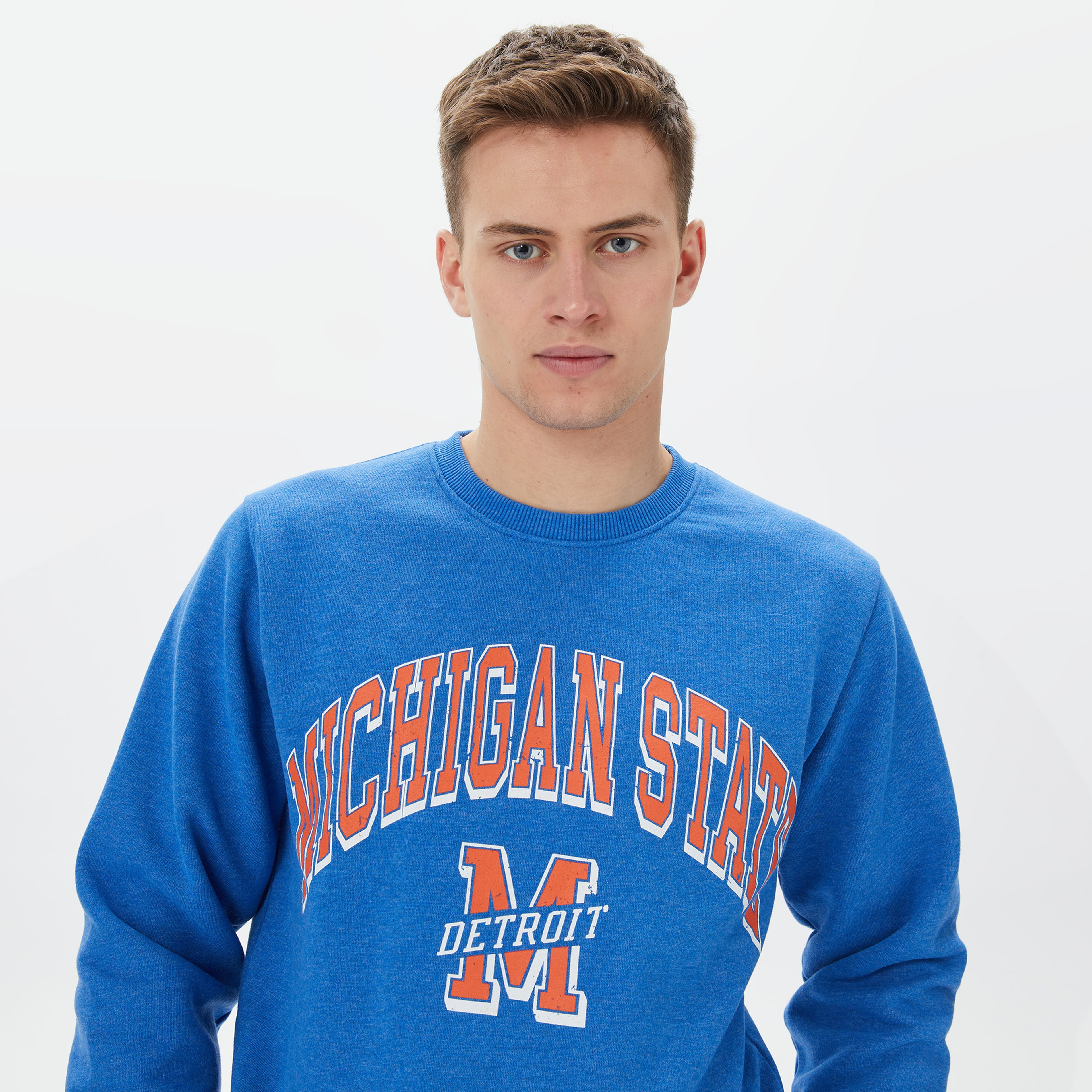 Superfly Erkek Mavi Sweatshirt