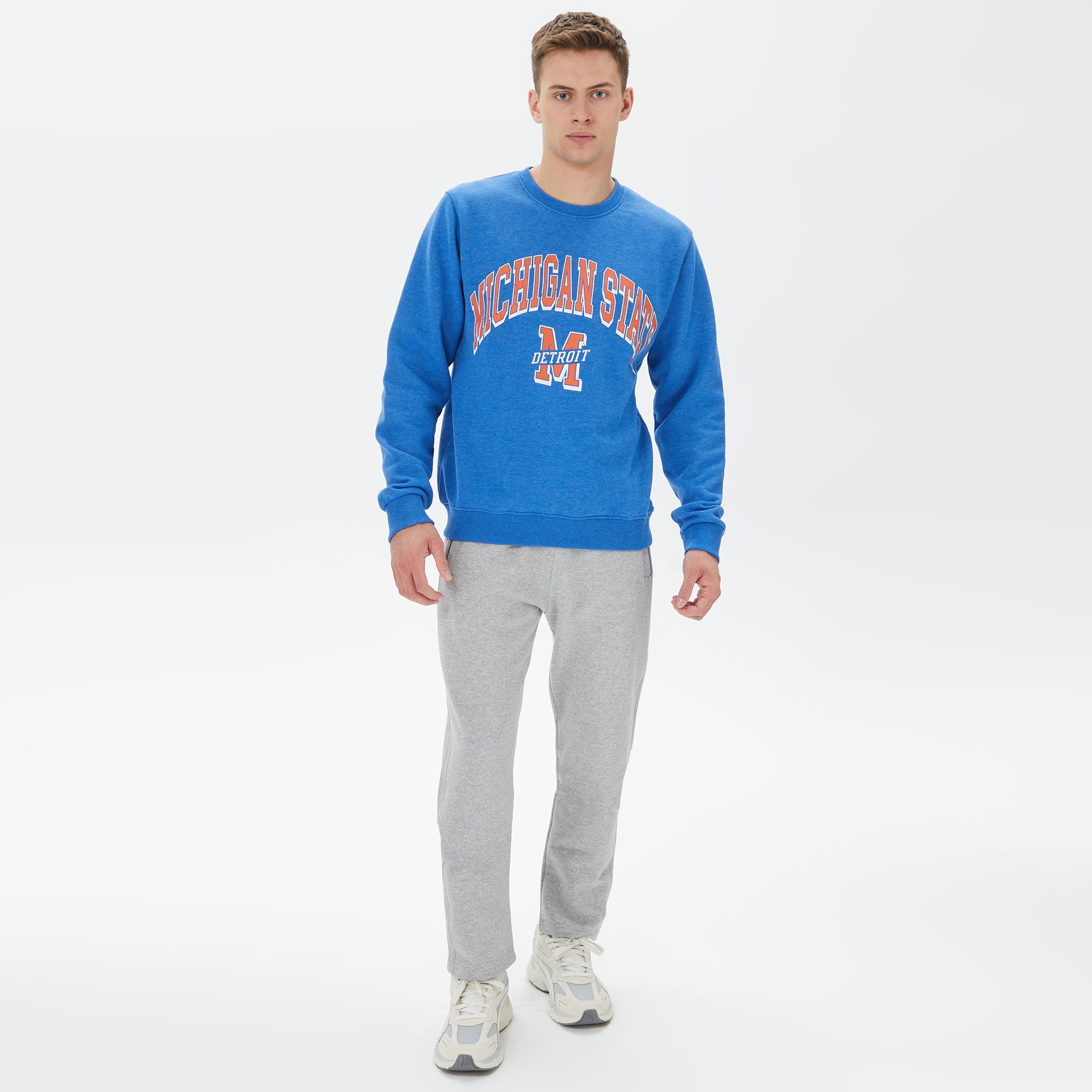 Superfly Erkek Mavi Sweatshirt