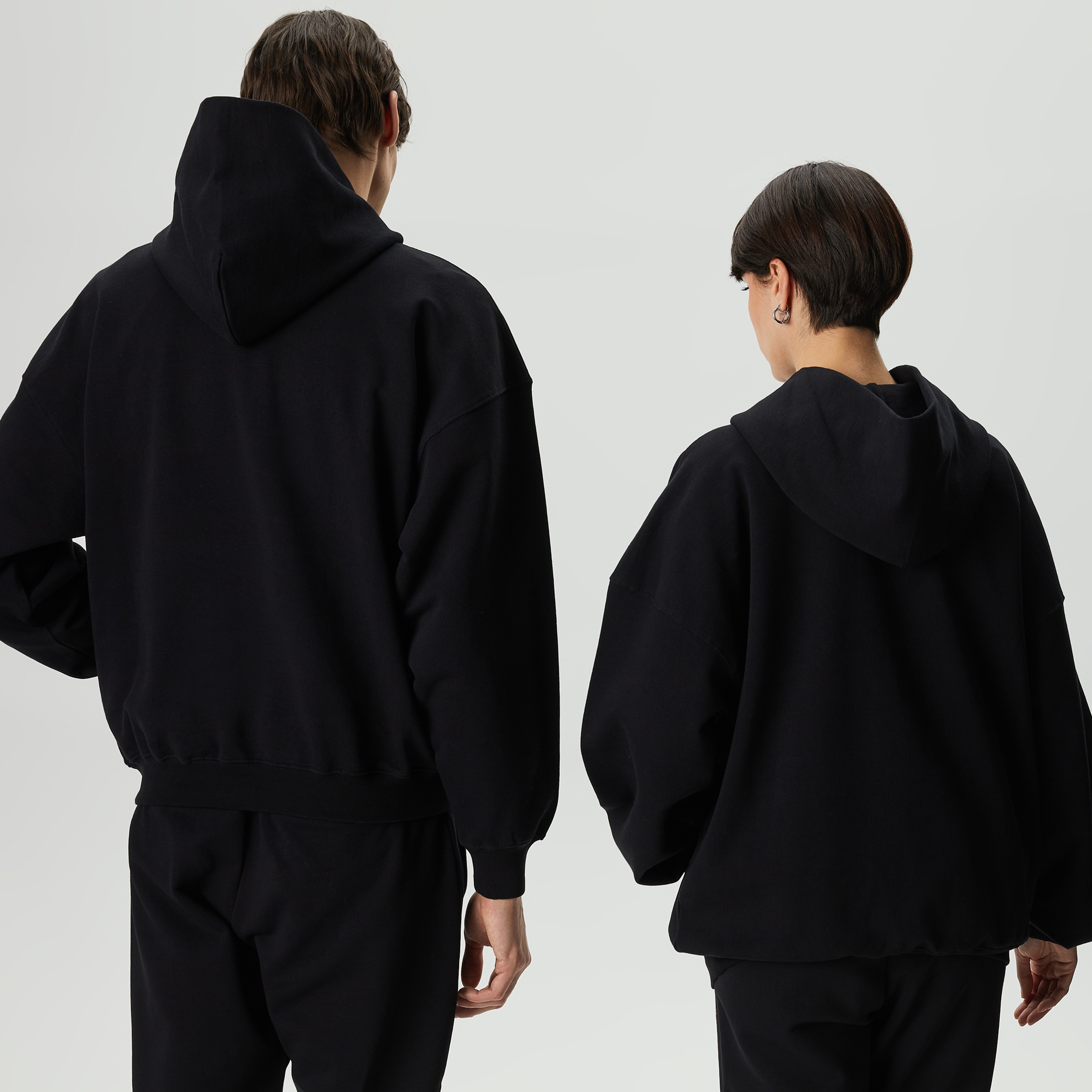 Soon To Be Announced Black Line Unisex Siyah Hoodie