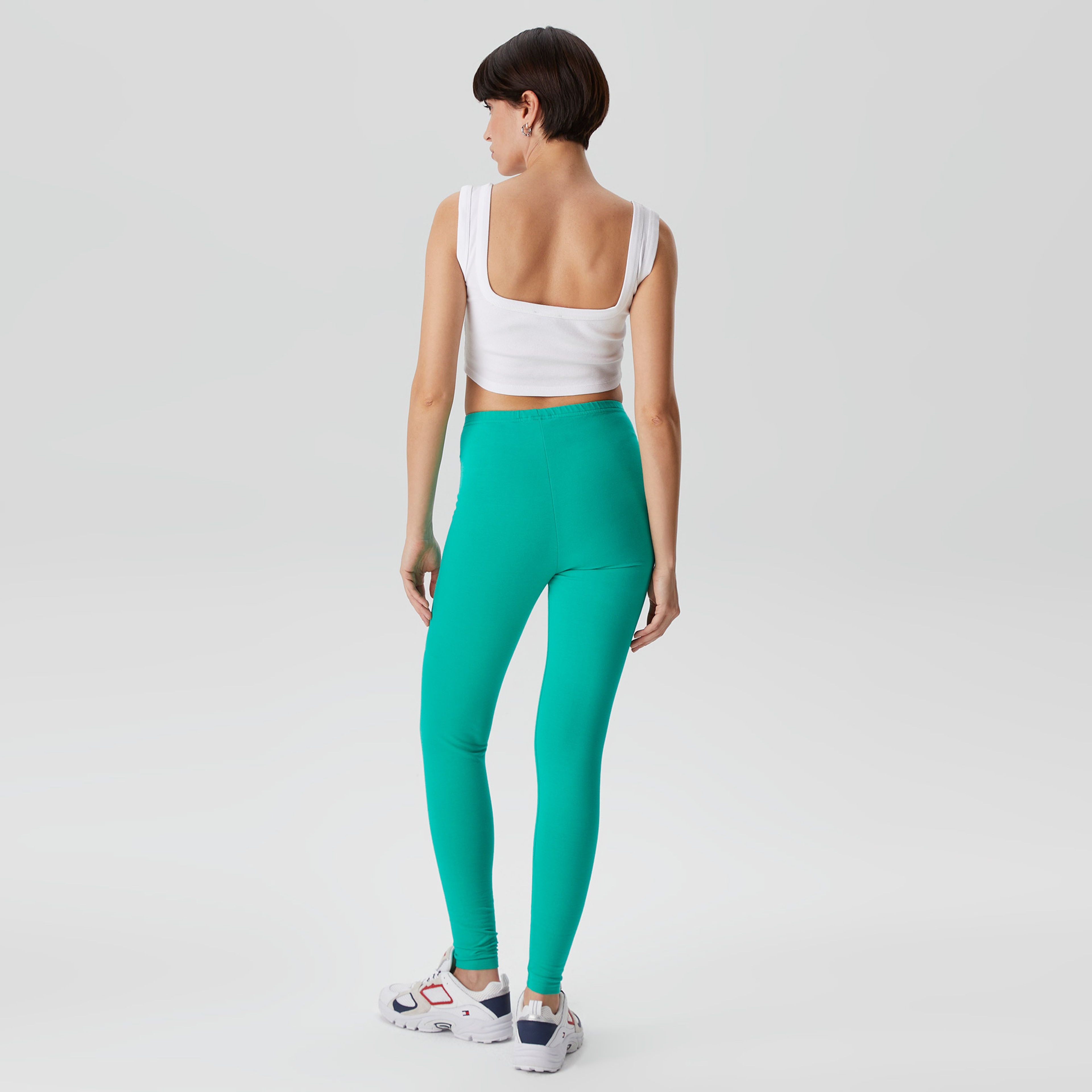 Soon To Be Announced Leggings Kadın Yeşil Tayt