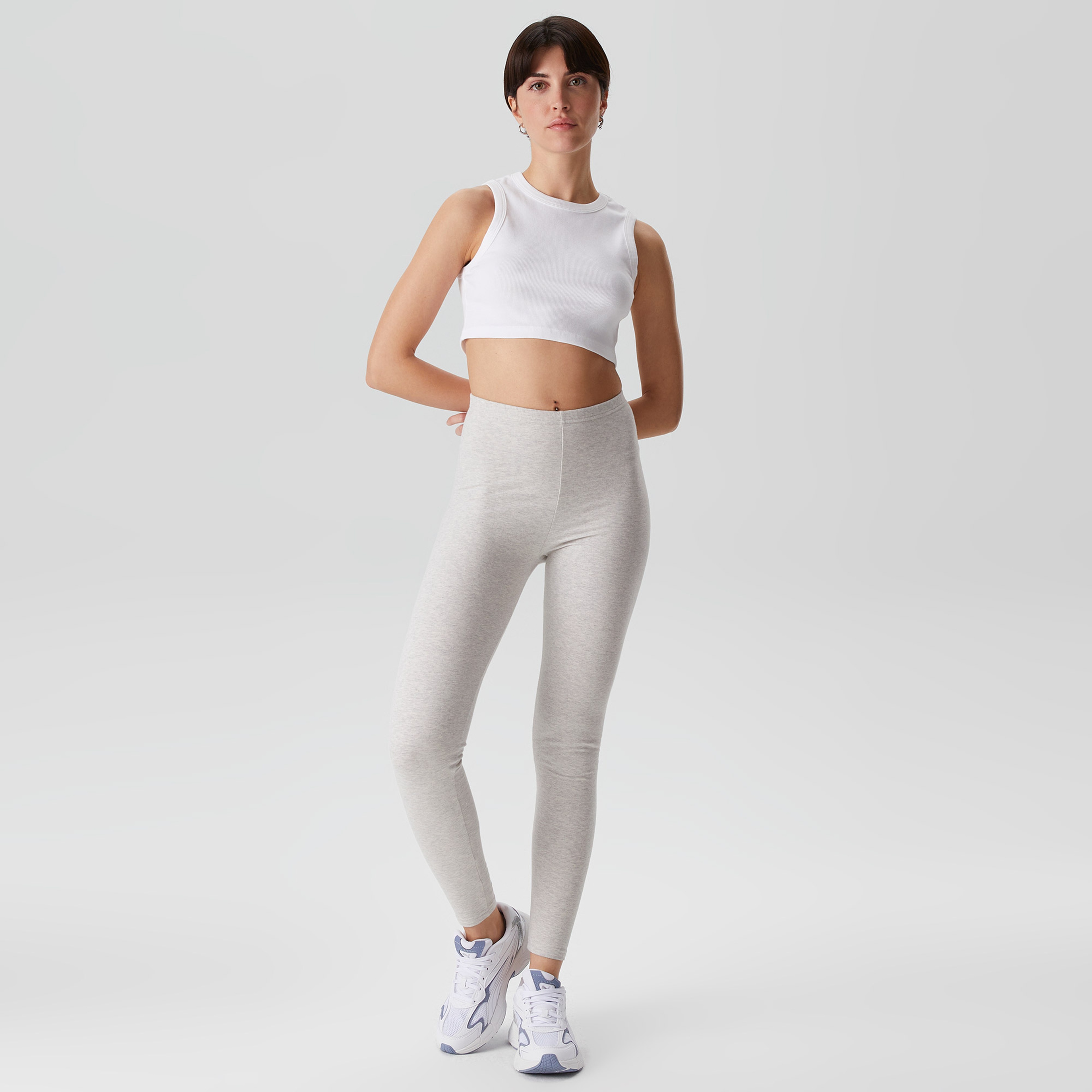 Soon To Be Announced Leggings Kadın Gri Tayt