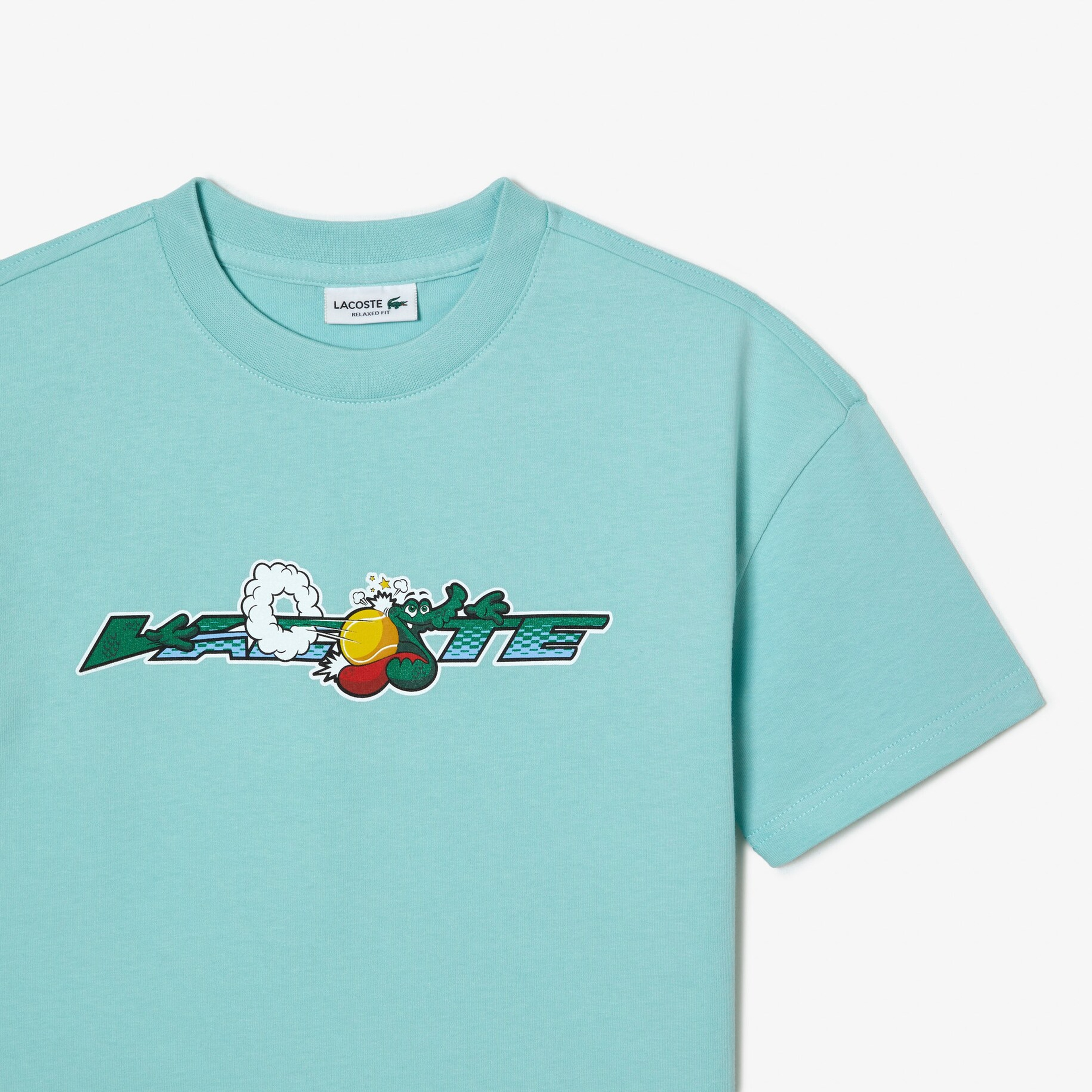 Çocuk Baskılı Açık Yeşil T-Shirt