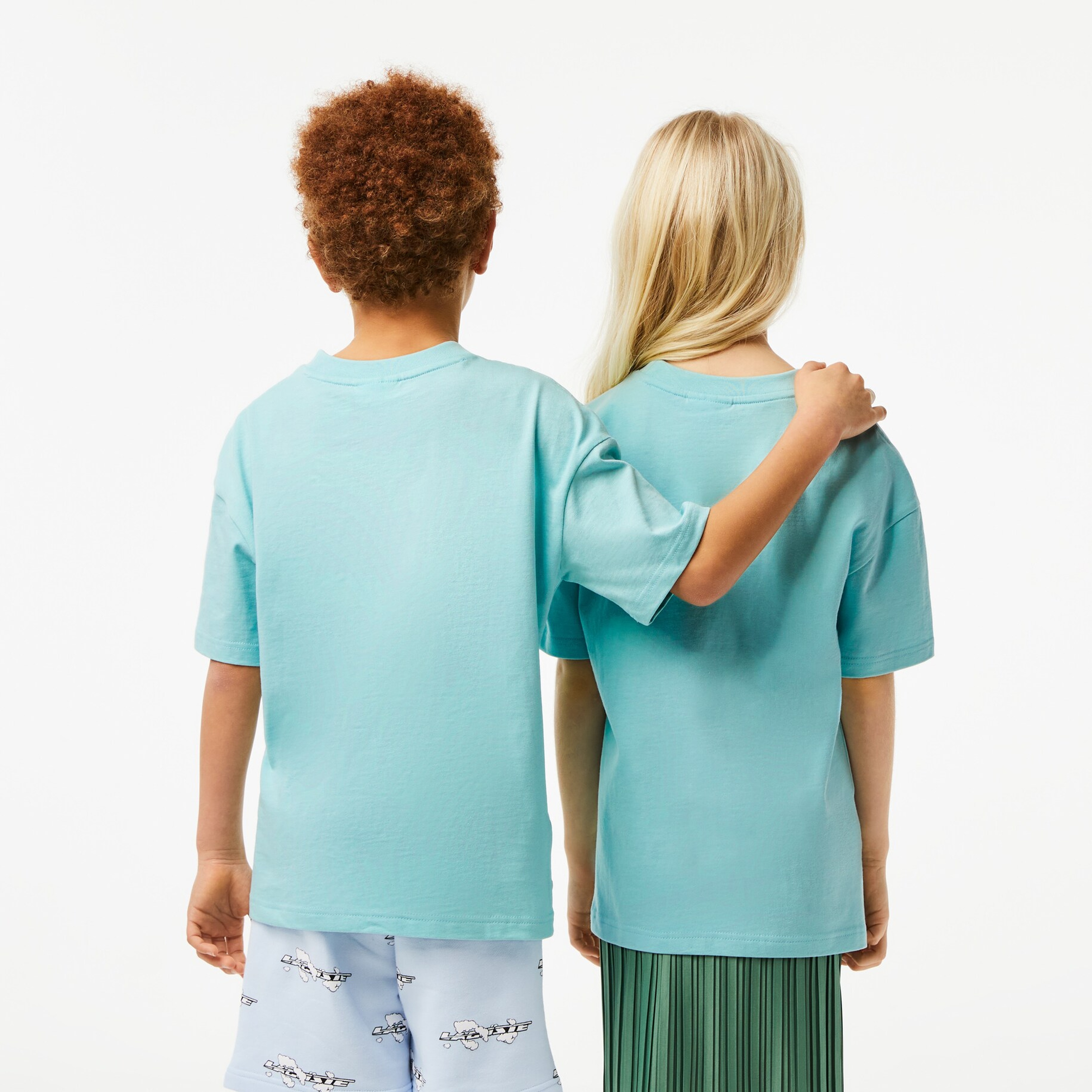 Çocuk Baskılı Açık Yeşil T-Shirt
