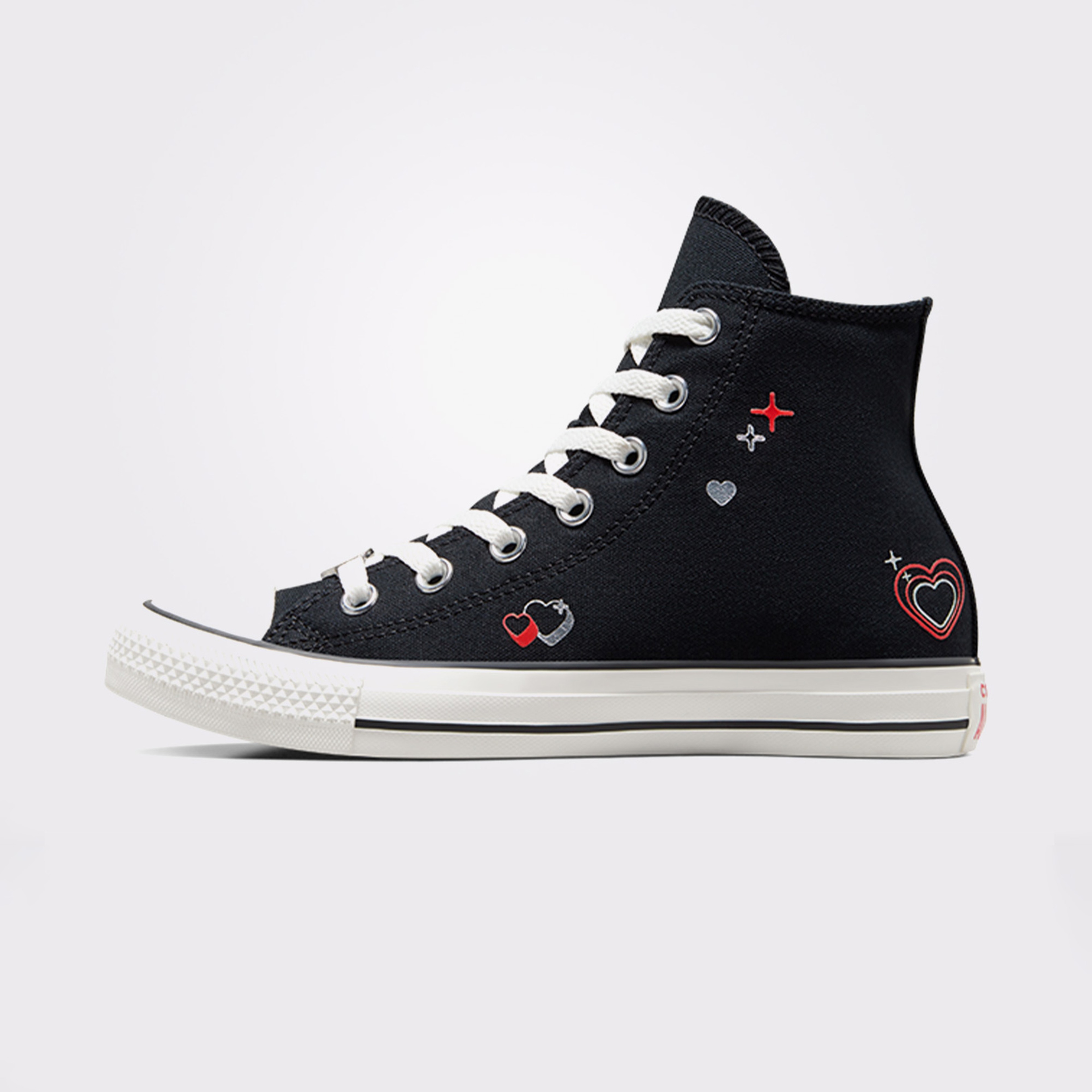 Converse Chuck Taylor All Star Y2K Heart Kadın Siyah Sneaker