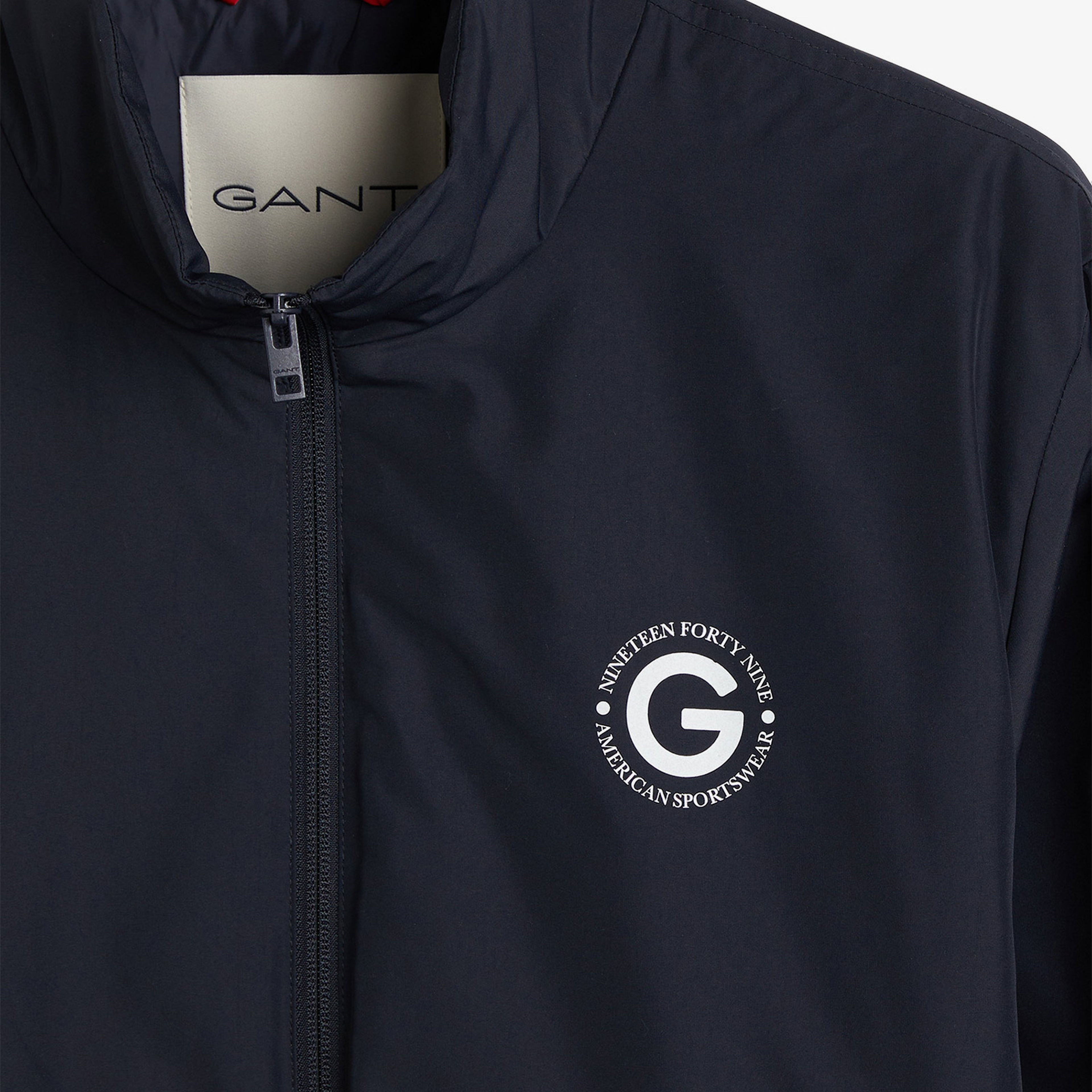 GANT Erkek Lacivert Dik Yaka Logolu Ceket