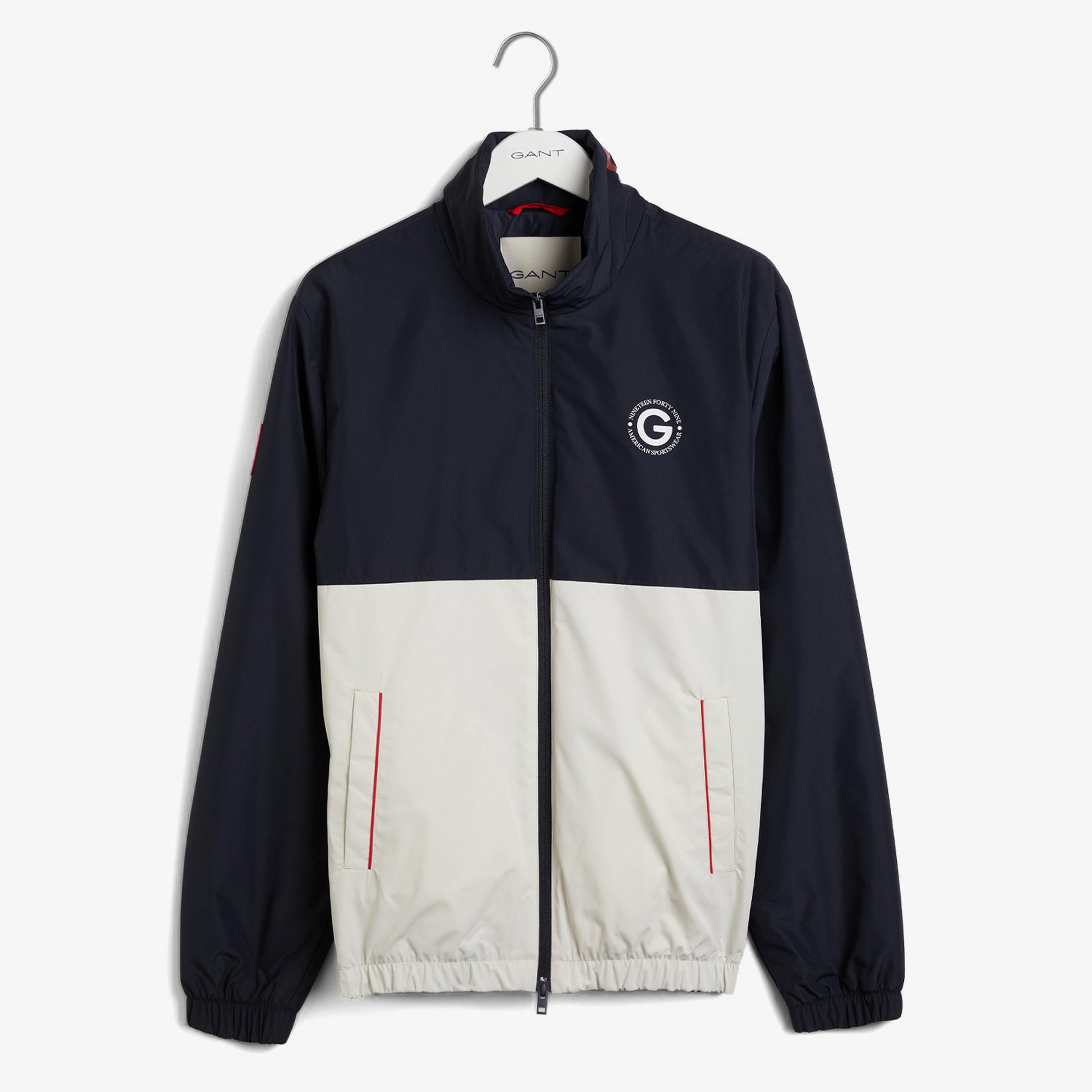 GANT Erkek Lacivert Dik Yaka Logolu Ceket