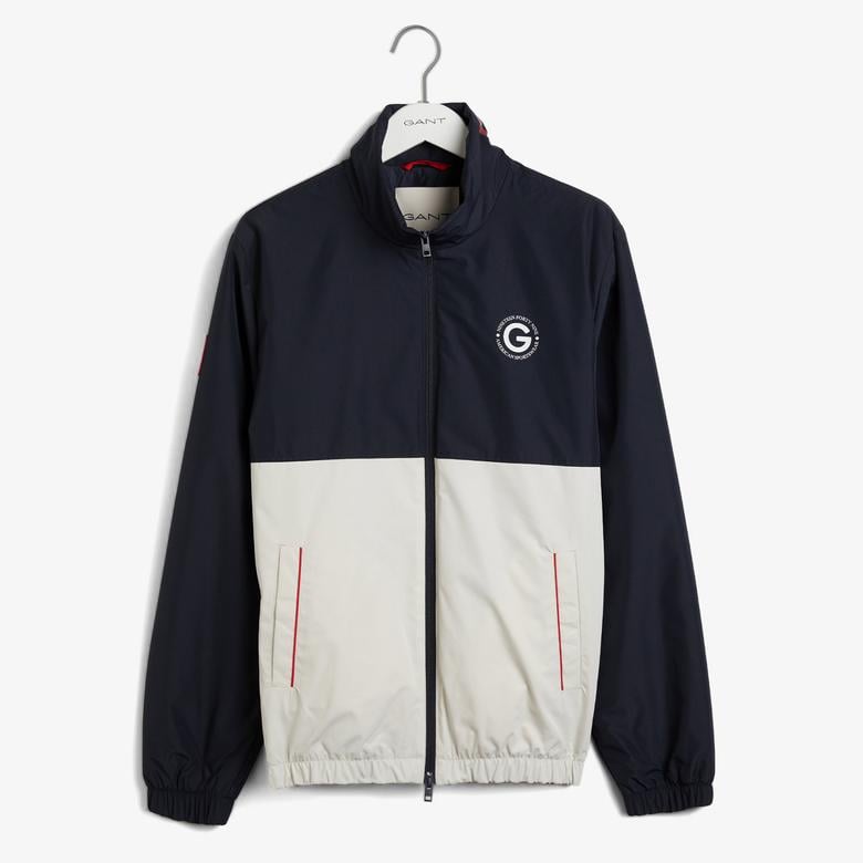 GANT Erkek Lacivert Dik Yaka Logolu Ceket