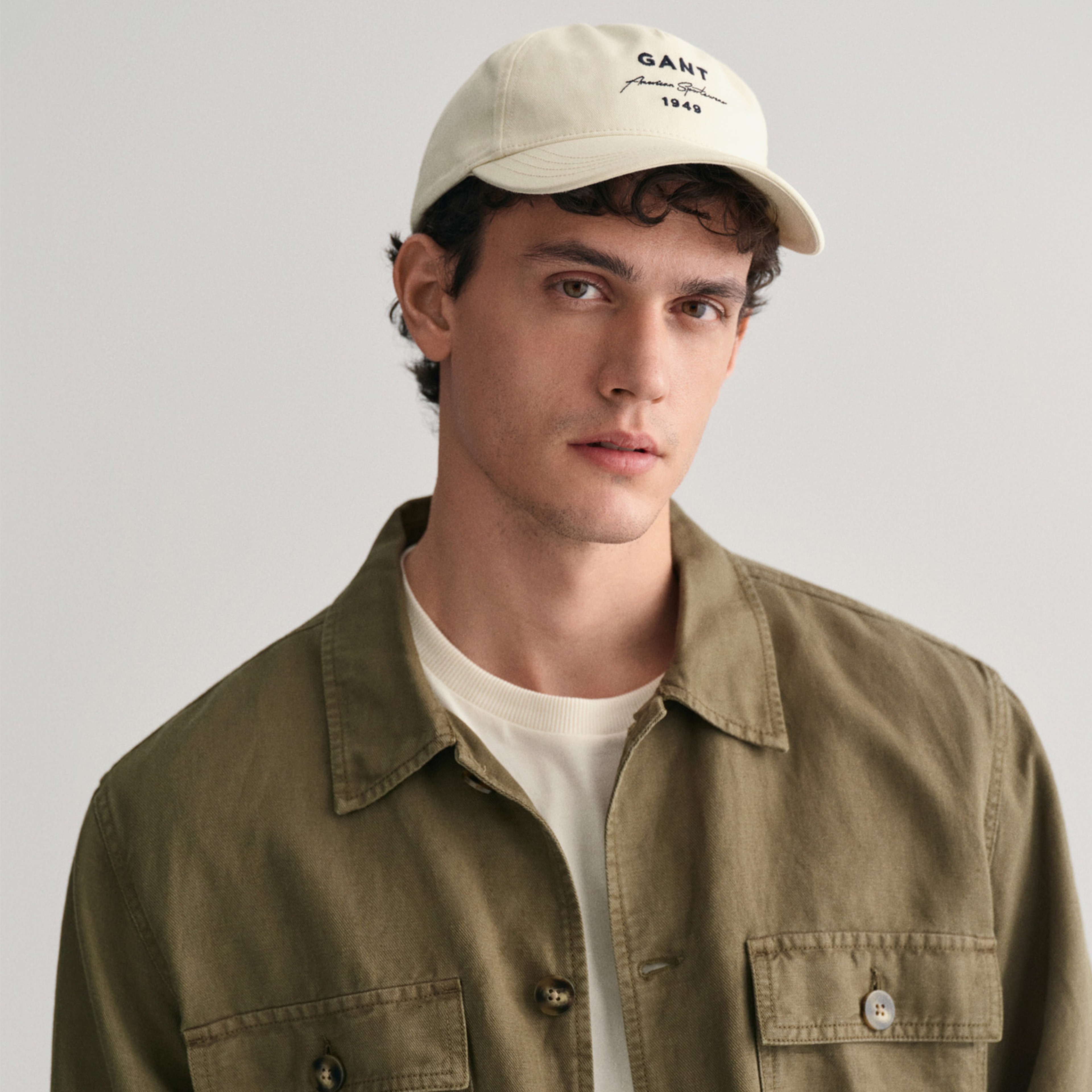 GANT Unisex Krem Logolu Şapka