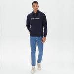 Calvin Klein Erkek Mavi Sweatshirt