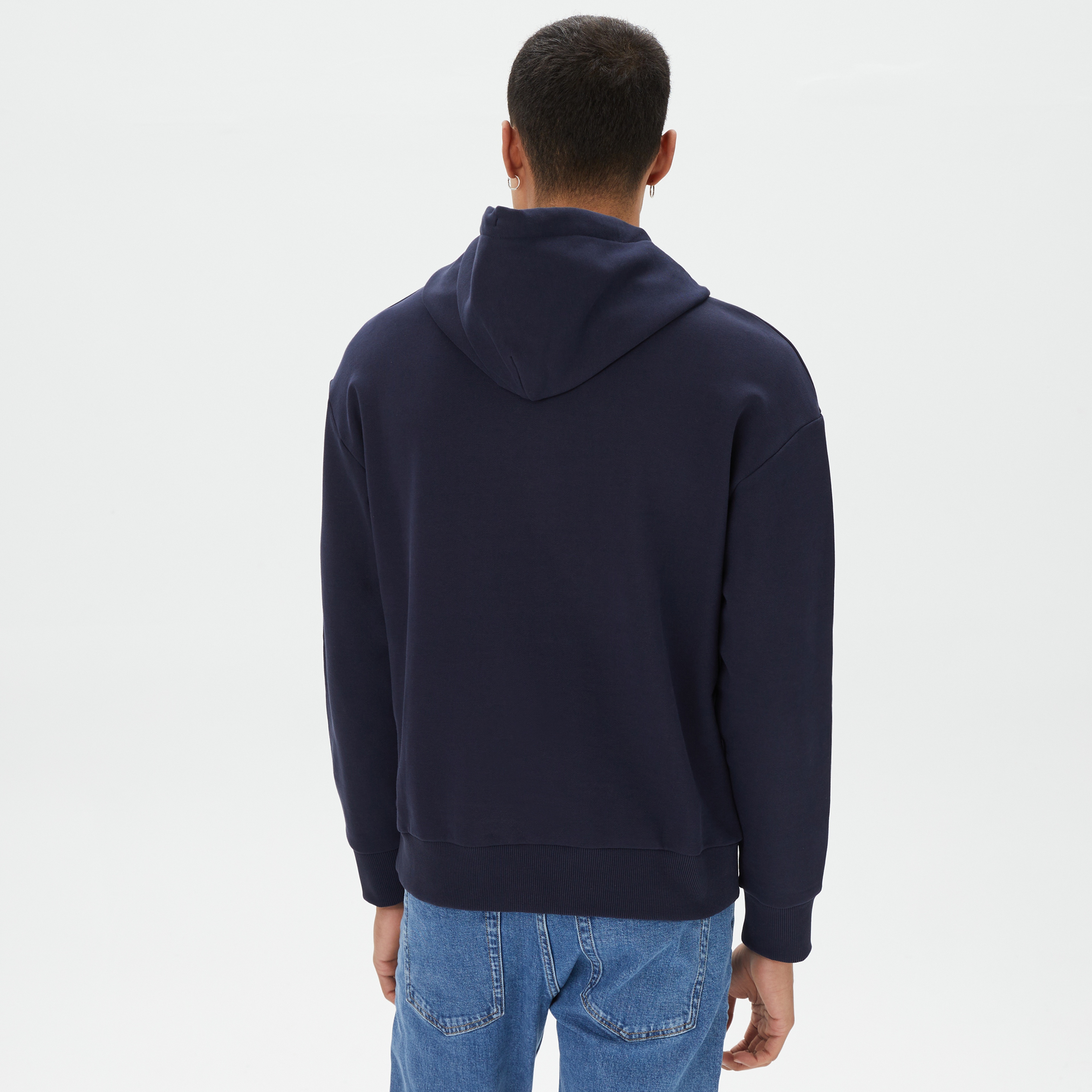 Calvin Klein Erkek Mavi Sweatshirt