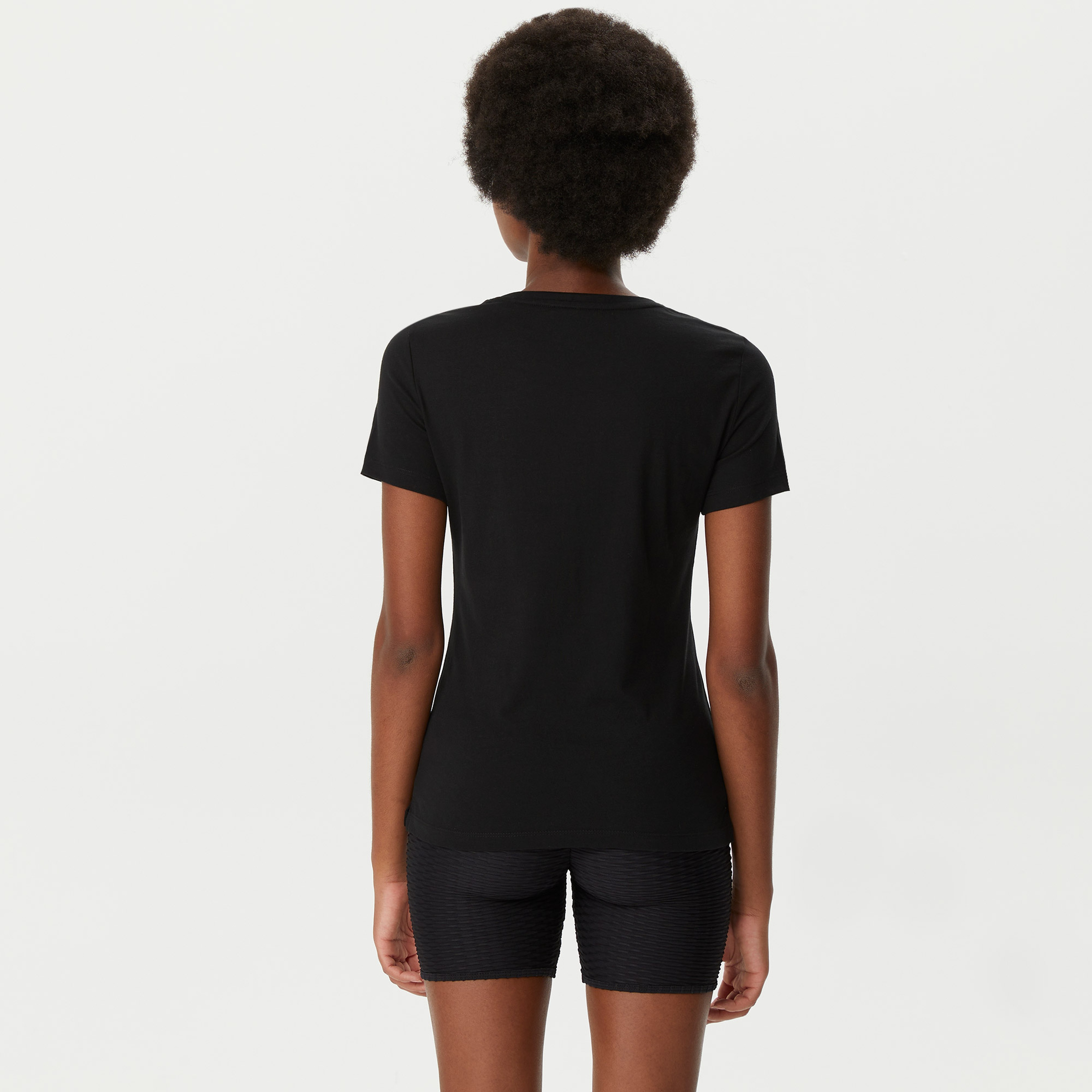 Guess Kadın Siyah Tshirt