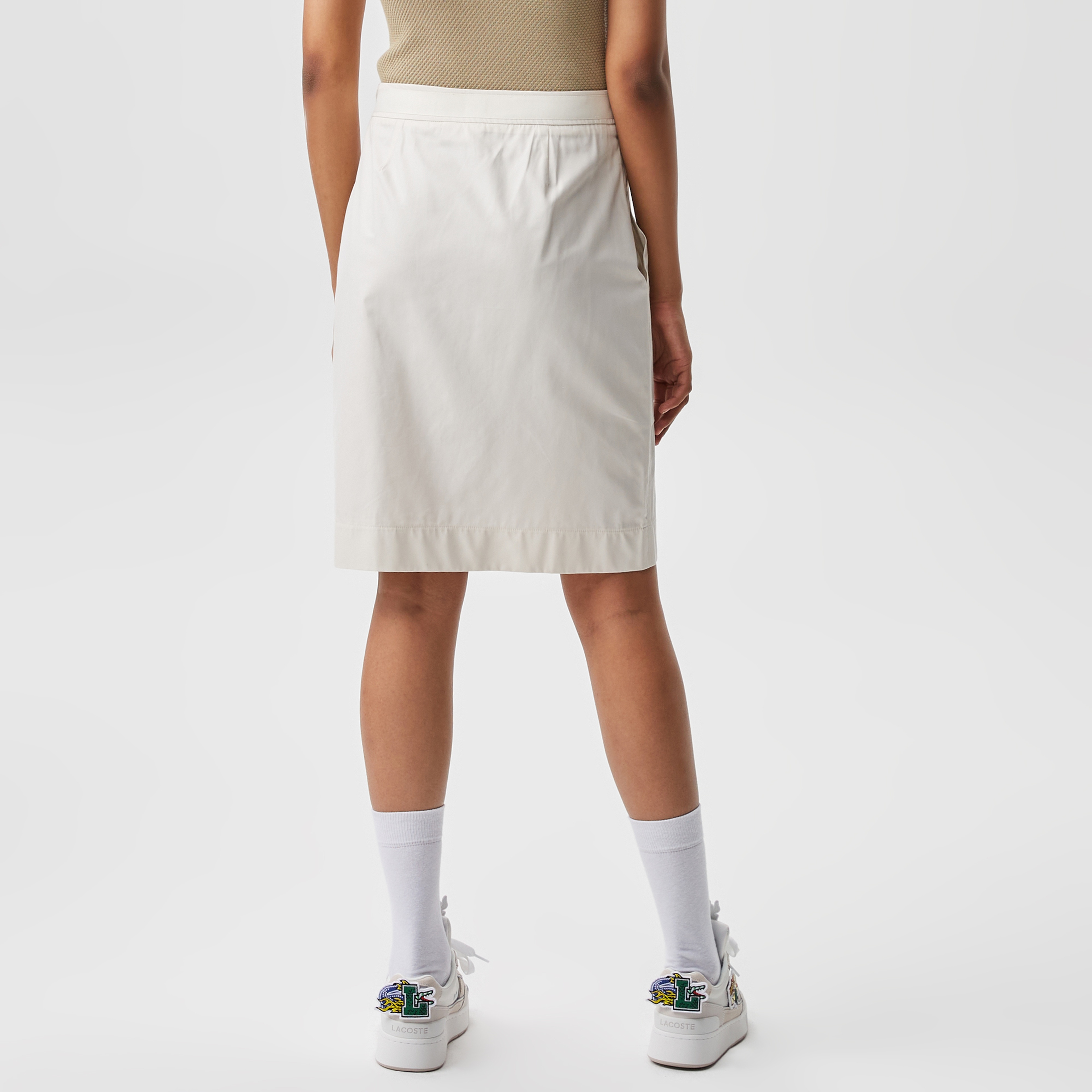 Lacoste Kadın Beyaz Etek